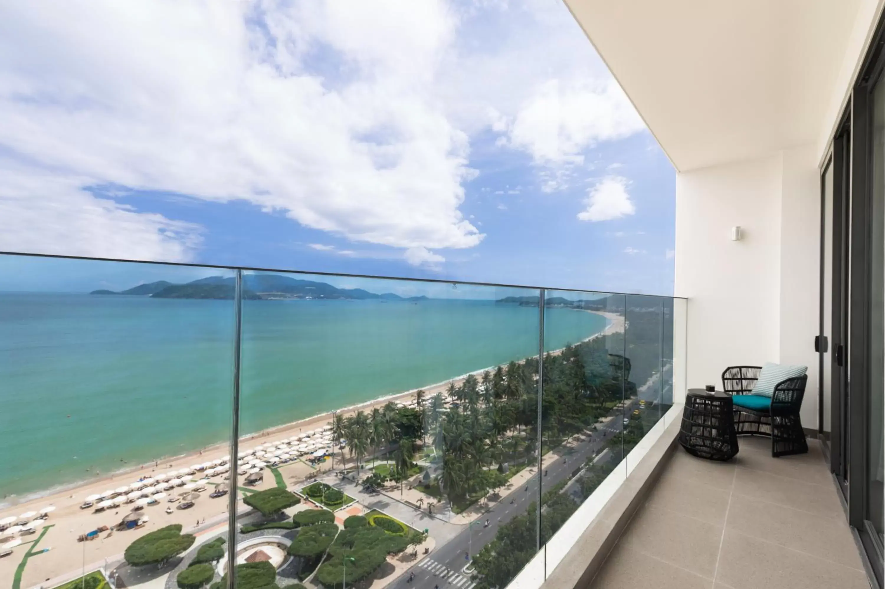 Balcony/Terrace, Sea View in Citadines Bayfront Nha Trang