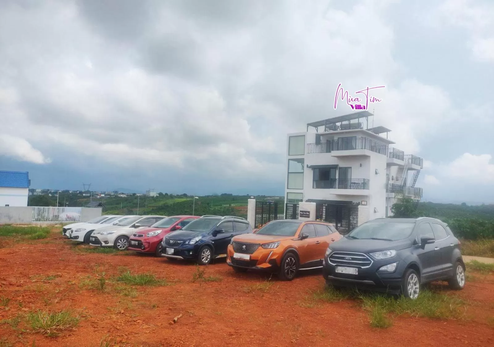 Facade/entrance, Property Building in Mùa Tím Villa