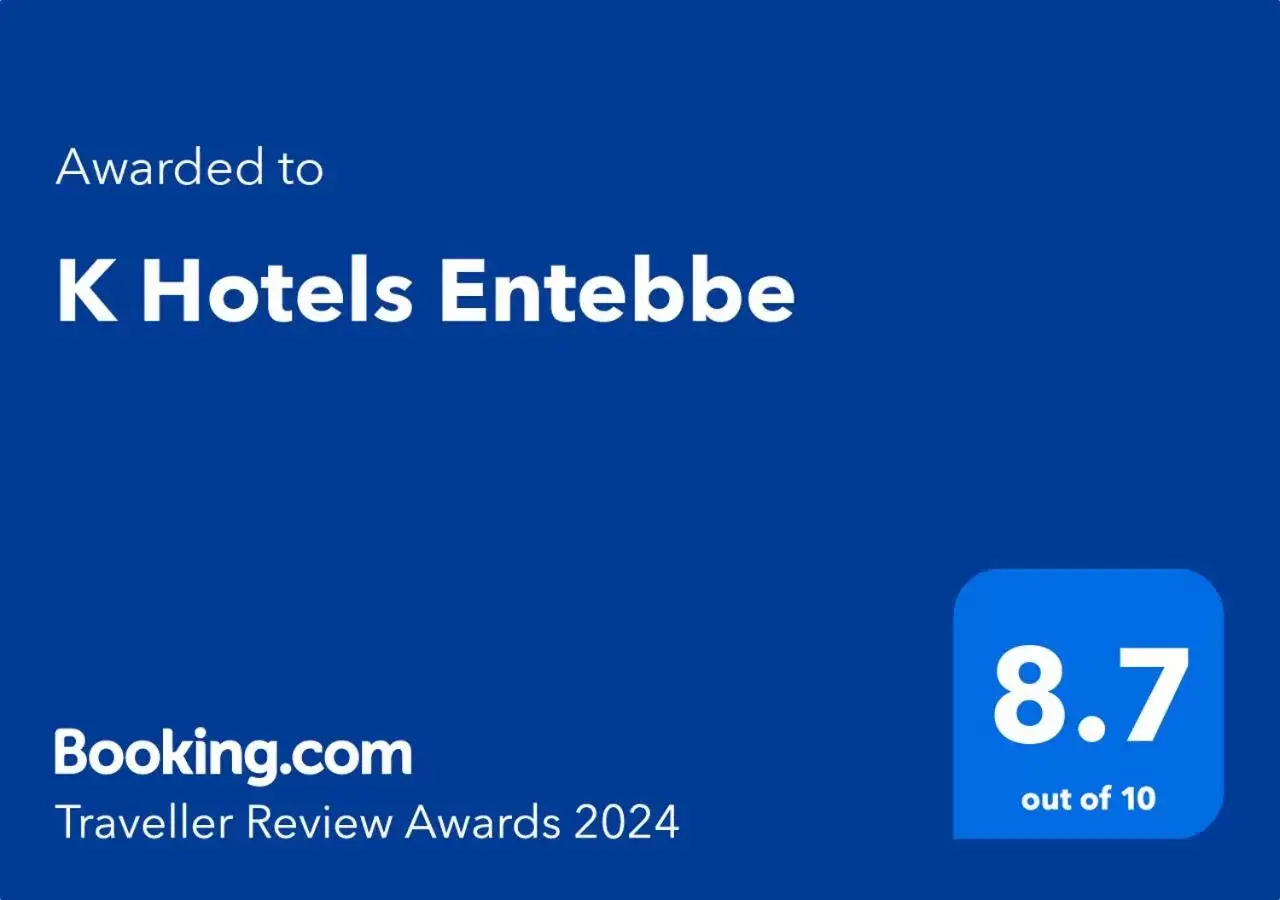 Certificate/Award, Logo/Certificate/Sign/Award in K Hotels Entebbe