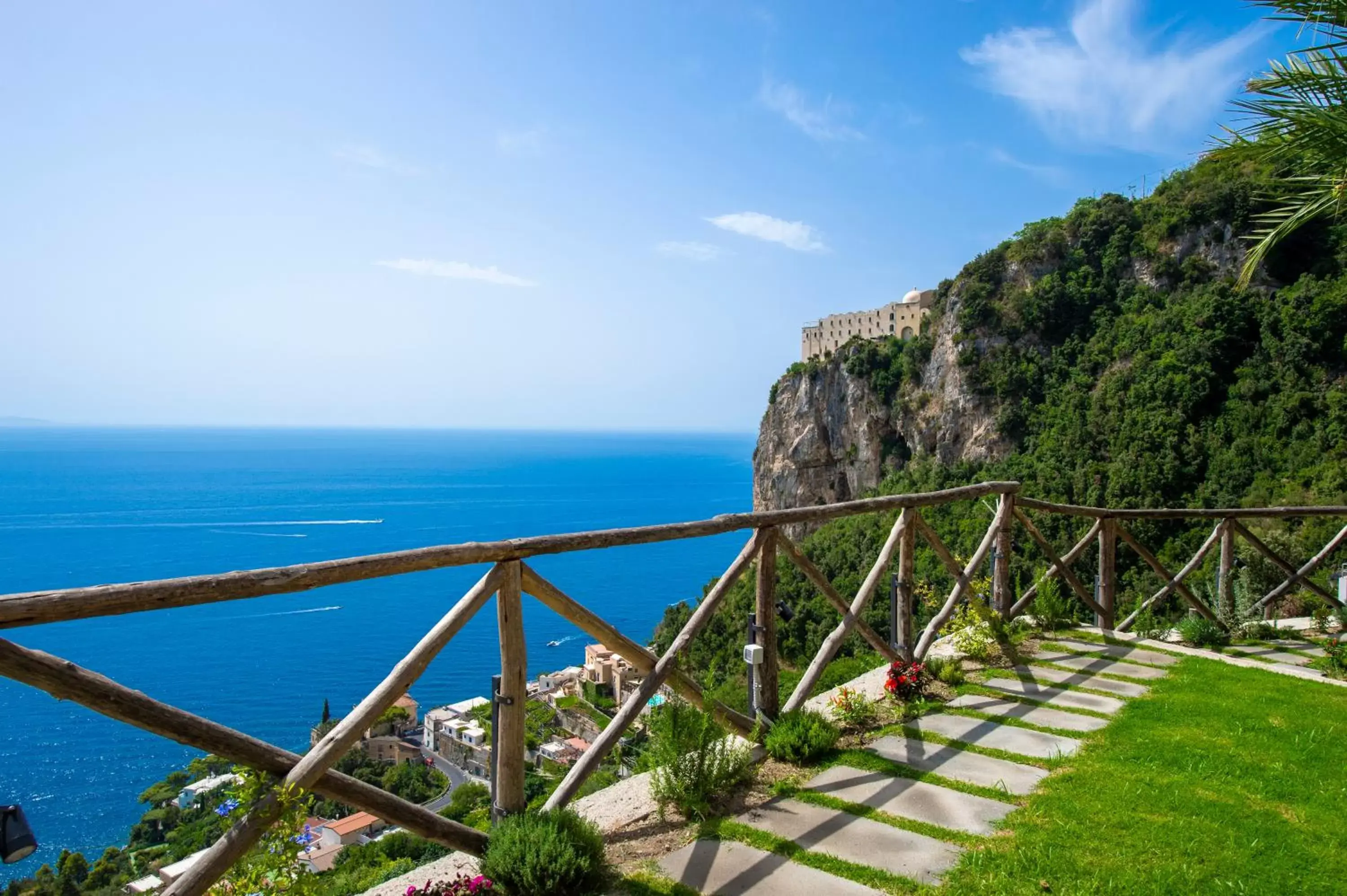 Natural landscape in Villa Foglia Amalfi