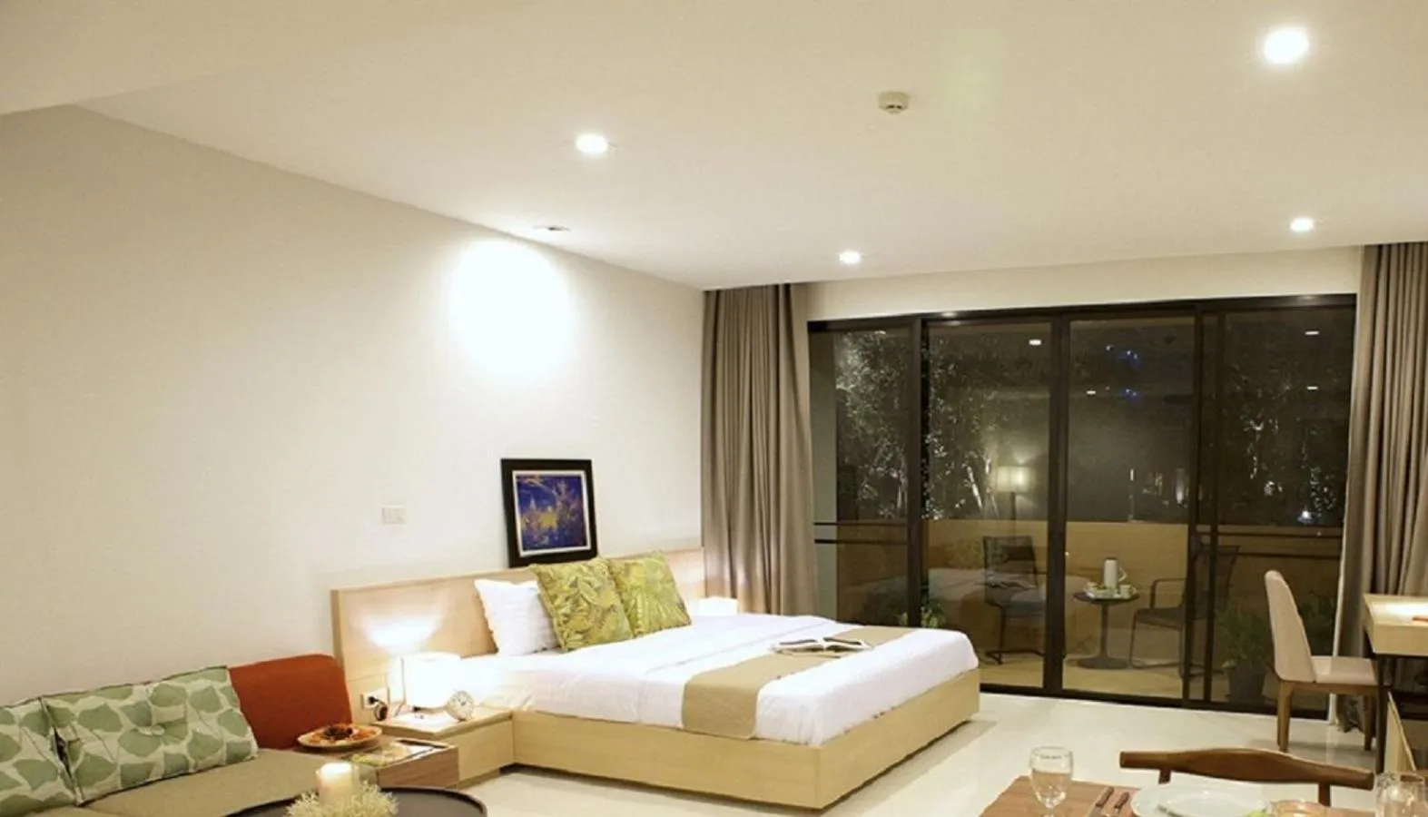 Bed in The Silver Palm Wellness Resort