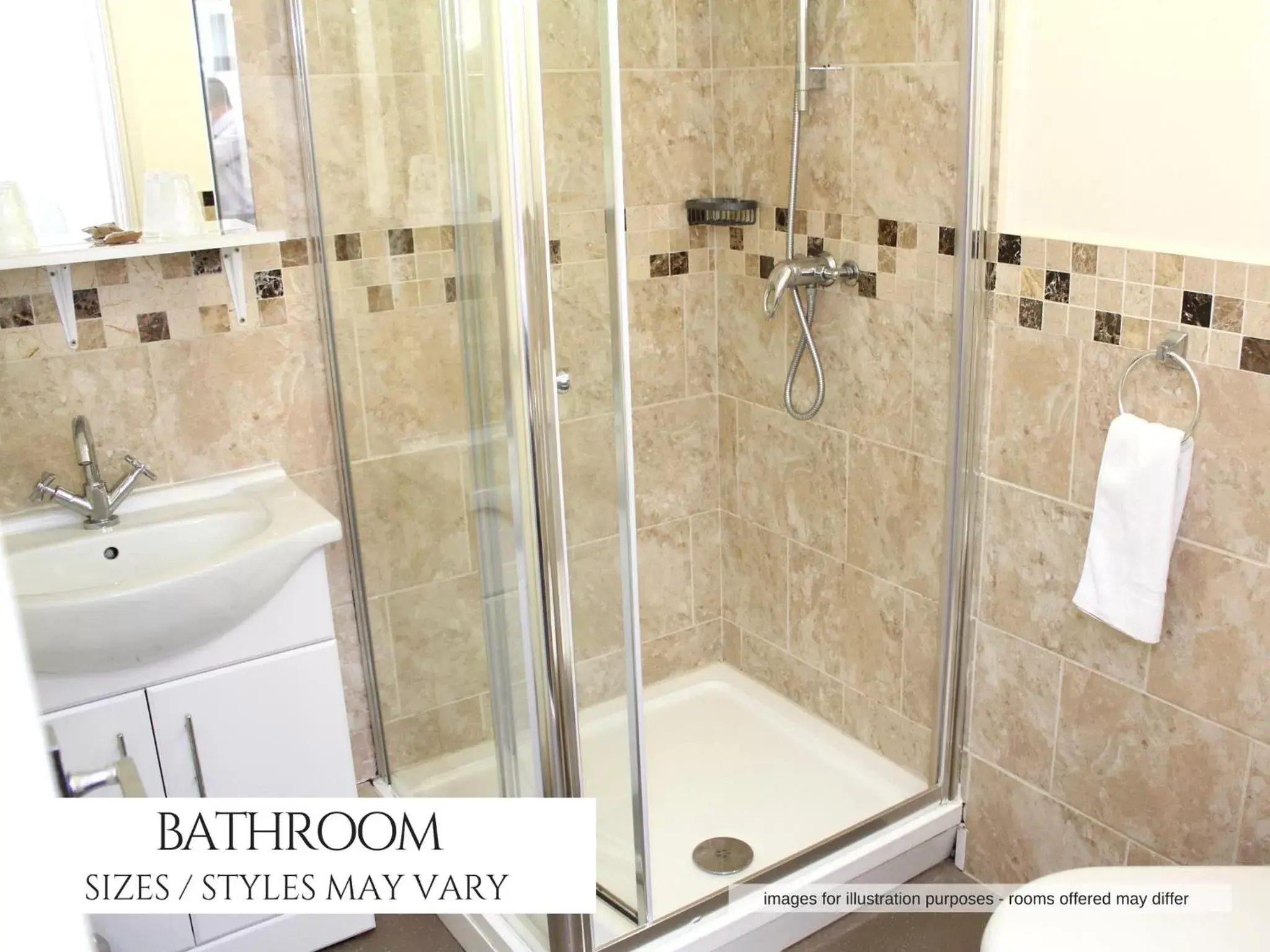 Bathroom in Royal Seabank Hotel