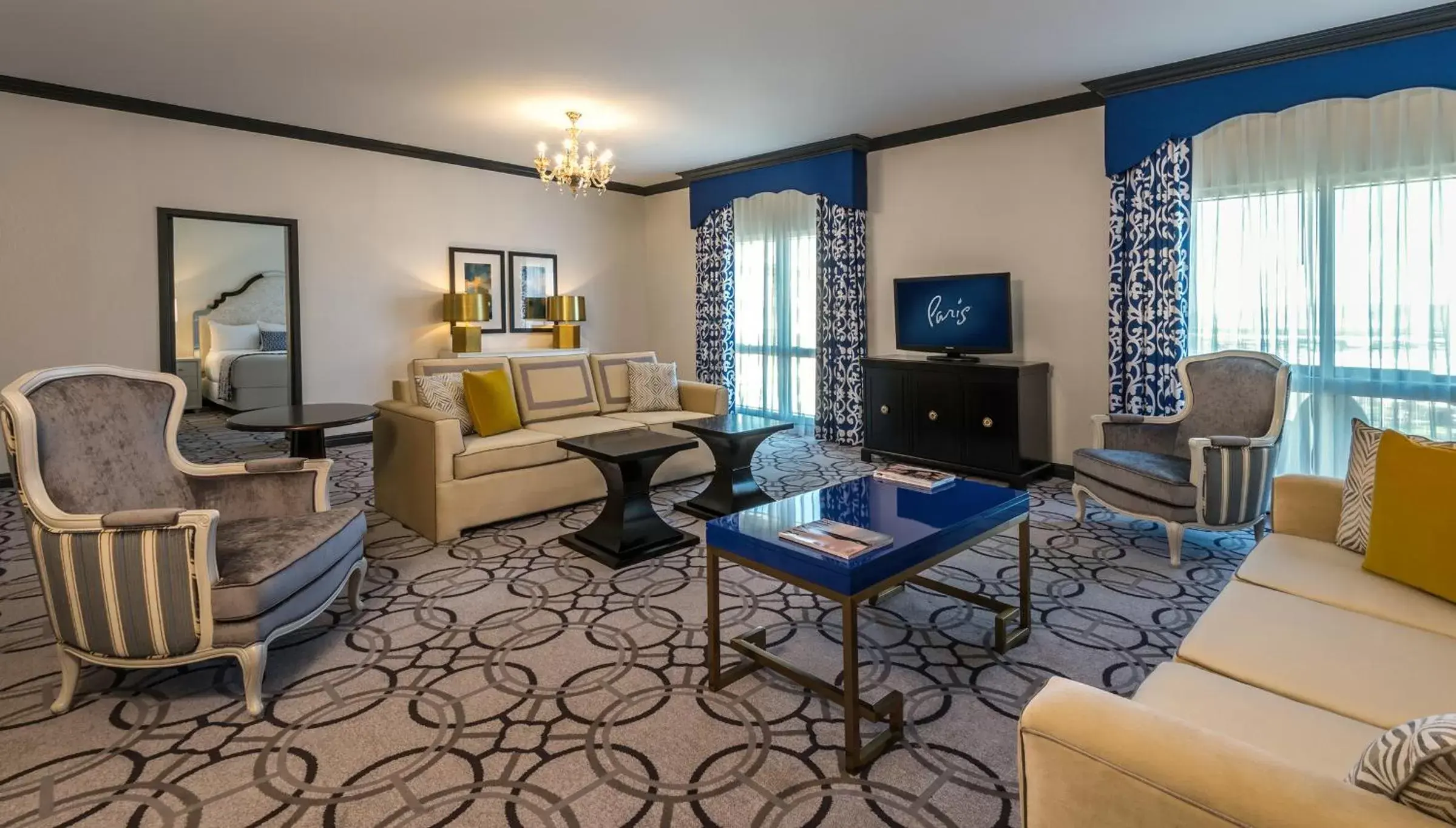 Living room, Seating Area in Paris Las Vegas Hotel & Casino