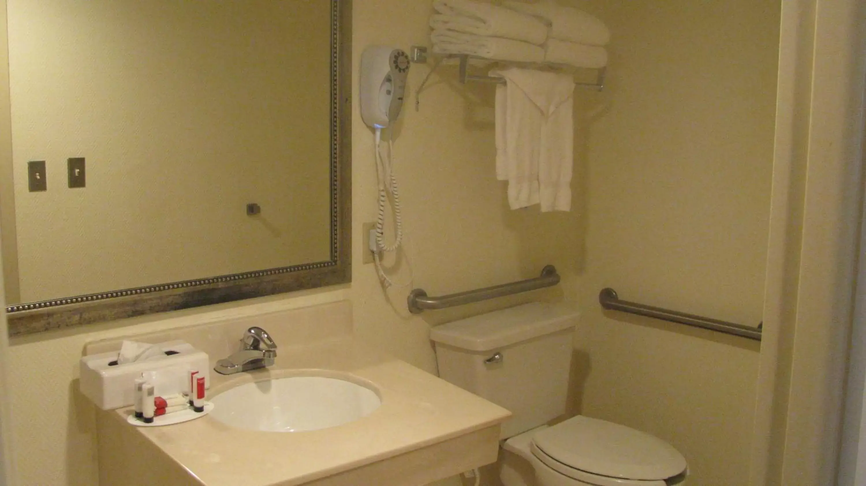 Toilet, Bathroom in Ramada Plaza by Wyndham Orlando Resort & Suites Intl Drive