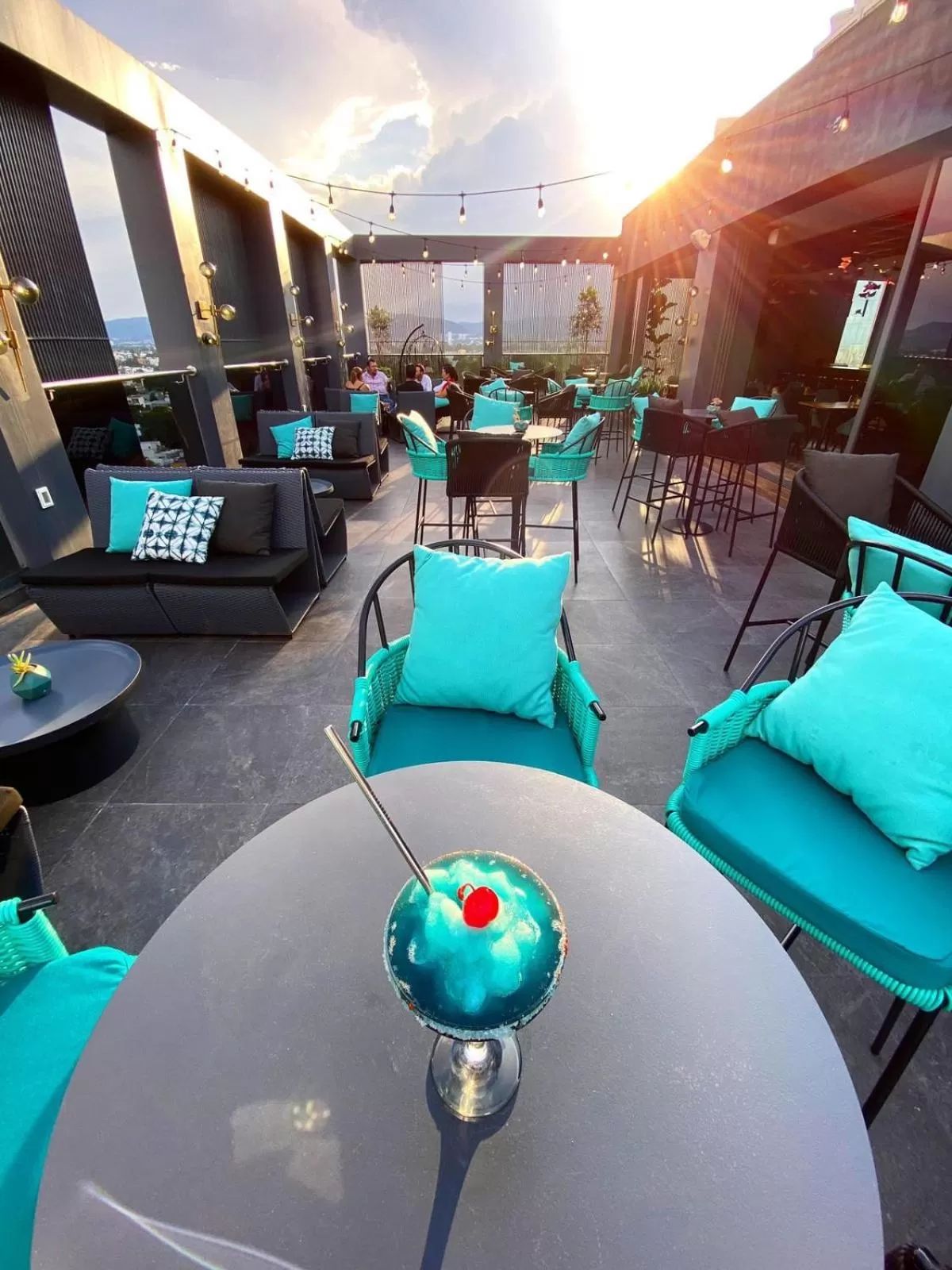 Lounge or bar in Becquer Hotel Guadalajara