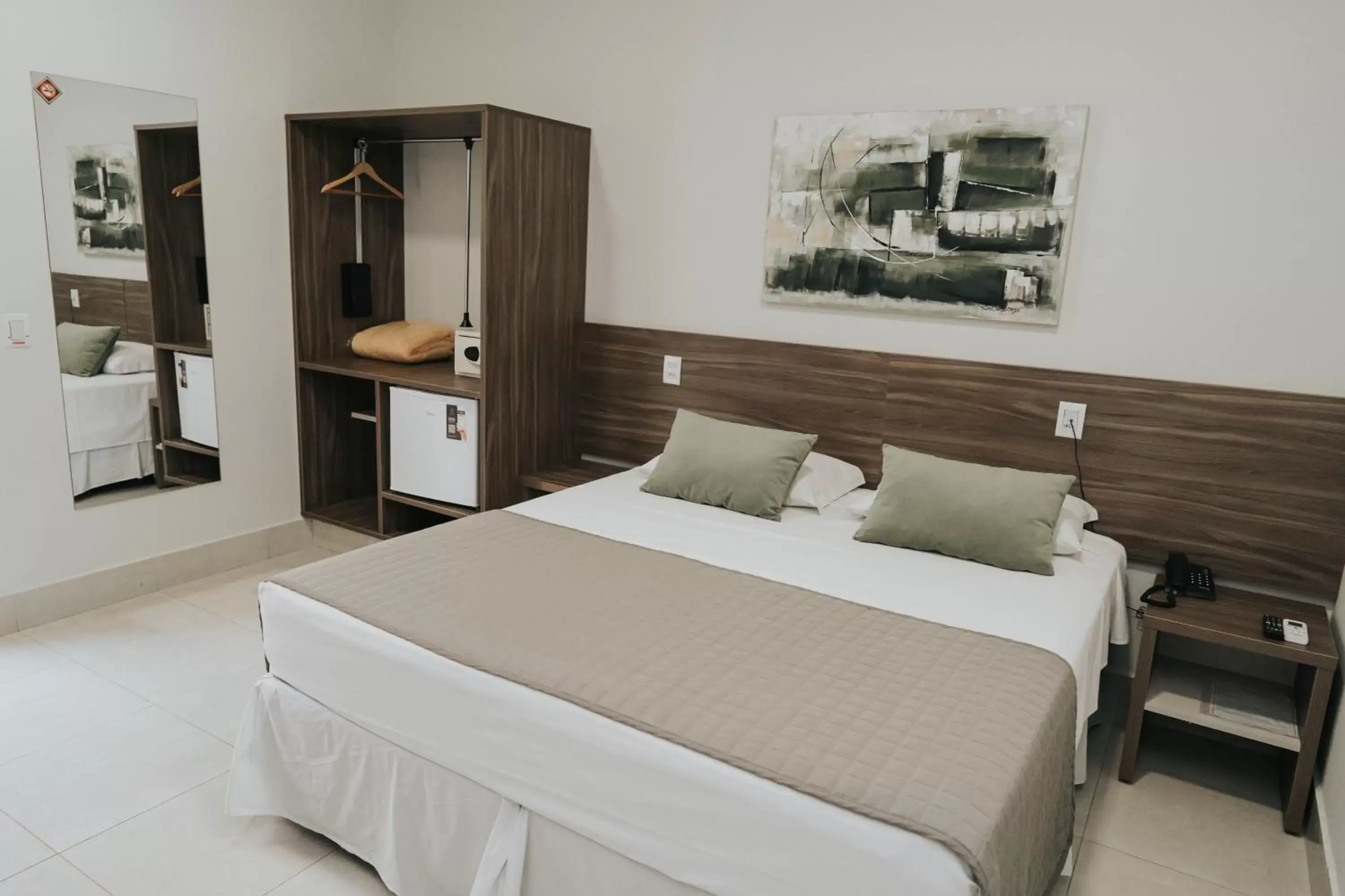 Bed in Portal Hotel Mogi Mirim