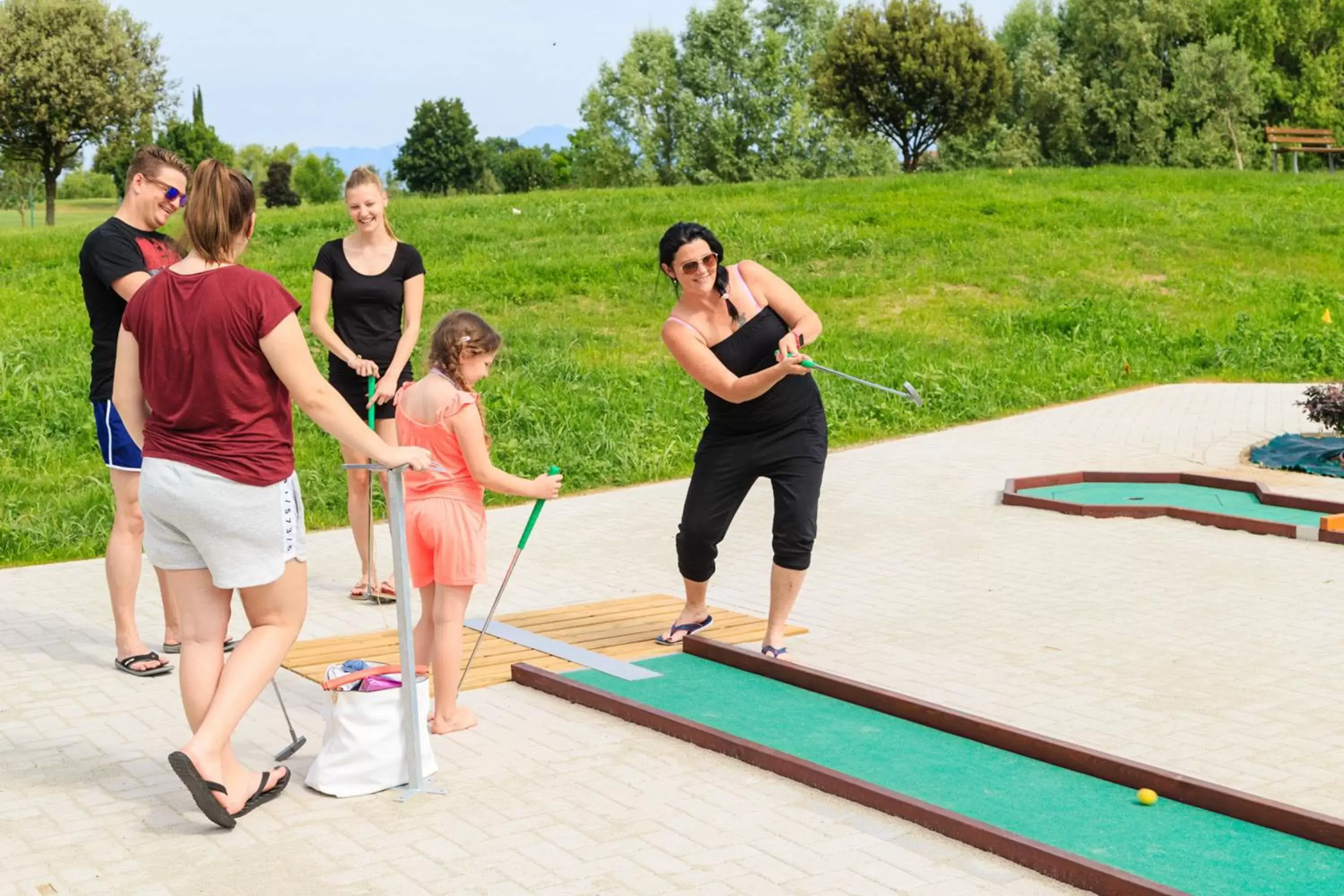 Minigolf in Parc Hotel