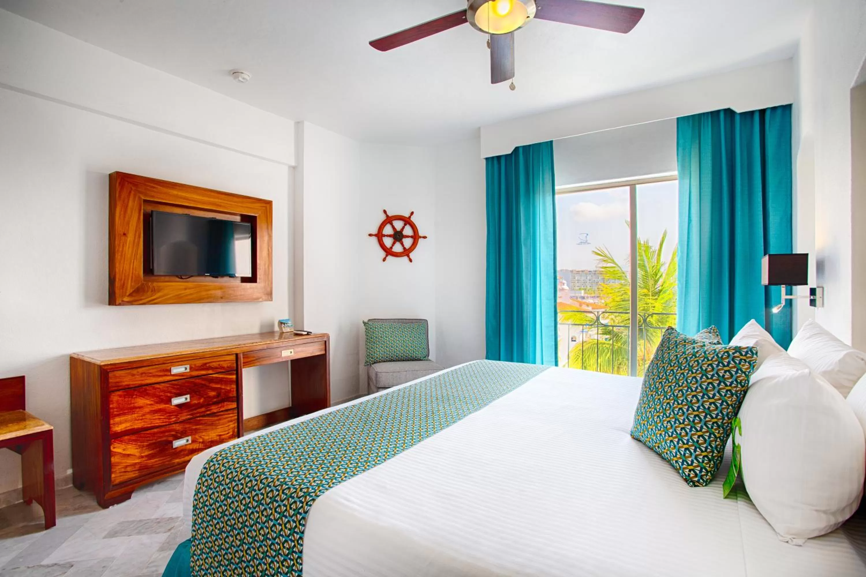 TV and multimedia, Bed in Vamar Vallarta All Inclusive Marina & Beach Resort