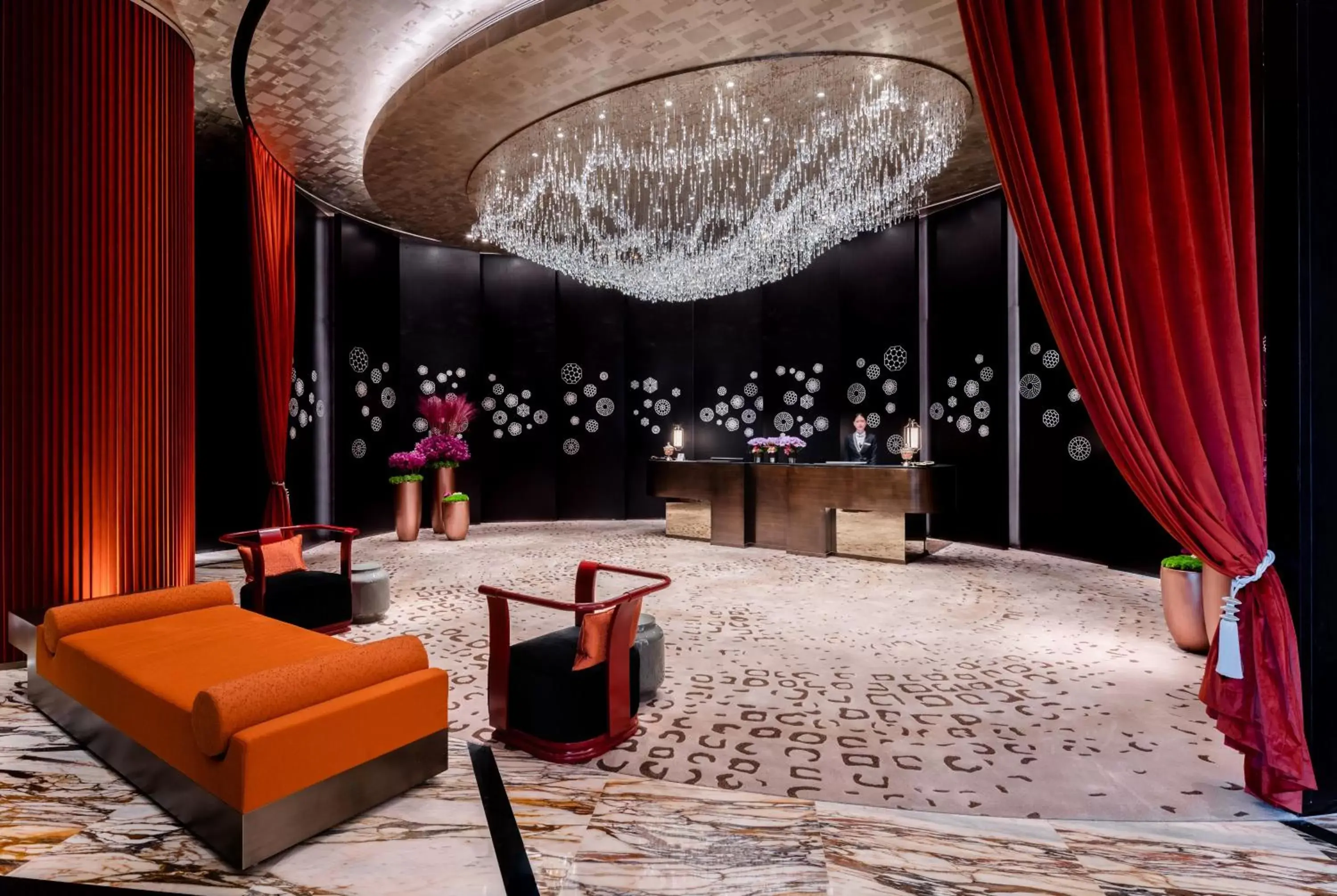 Lobby or reception in Jumeirah Guangzhou Lobby or reception in Jumeirah Guangzhou