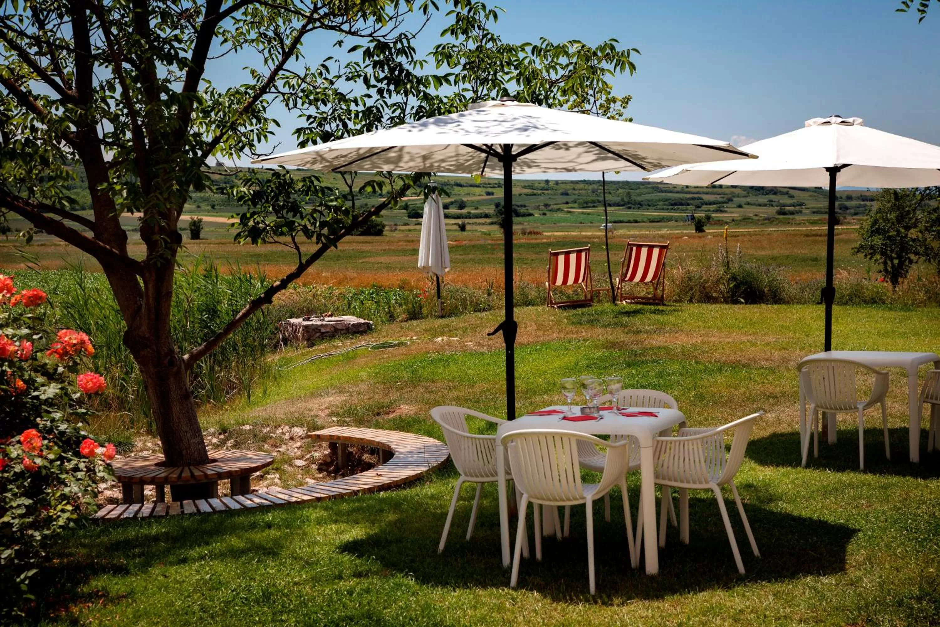 Garden in Hotel Gracanica