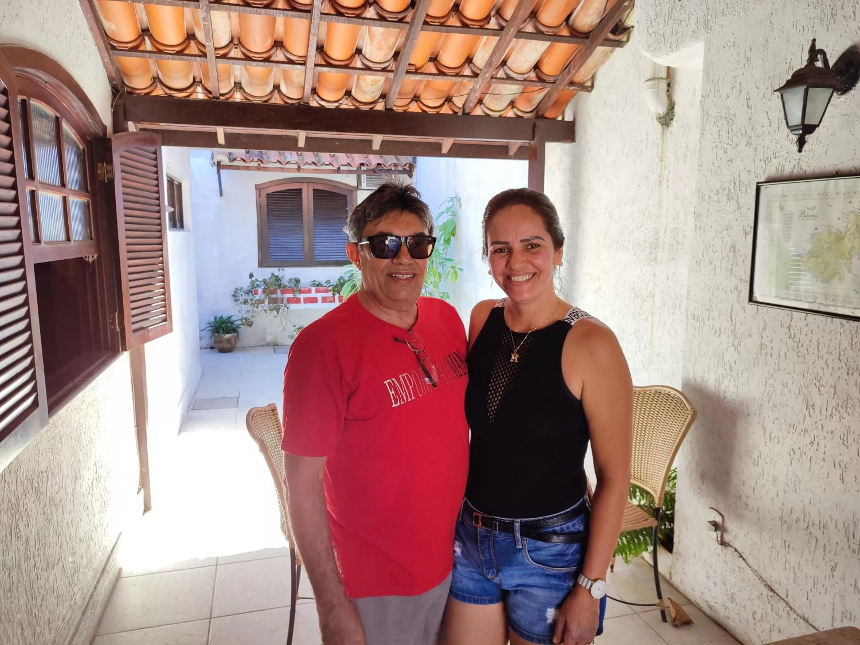 Guests in Pousada L'étage