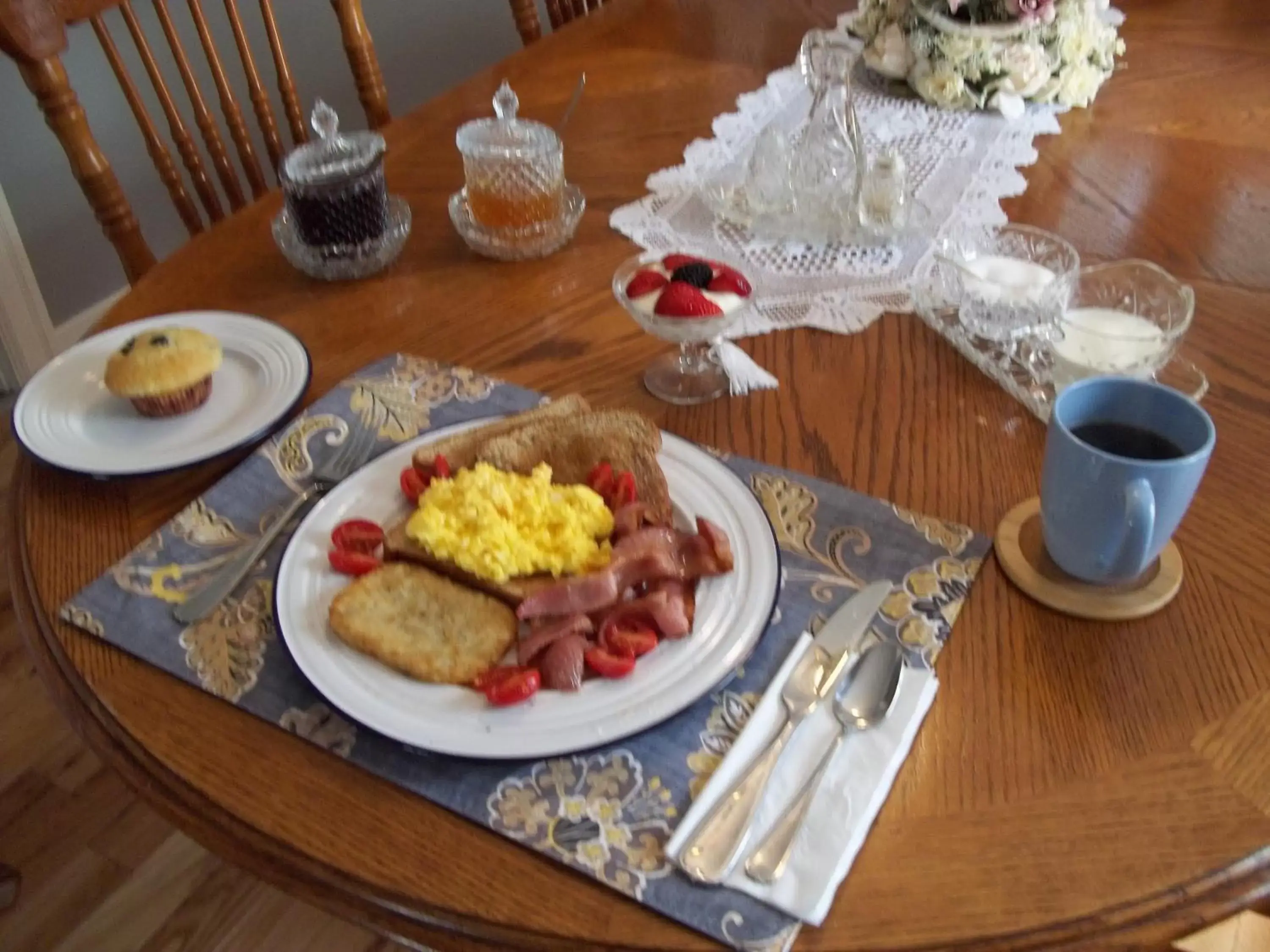 Food and drinks in Abide Within Bed & Breakfast