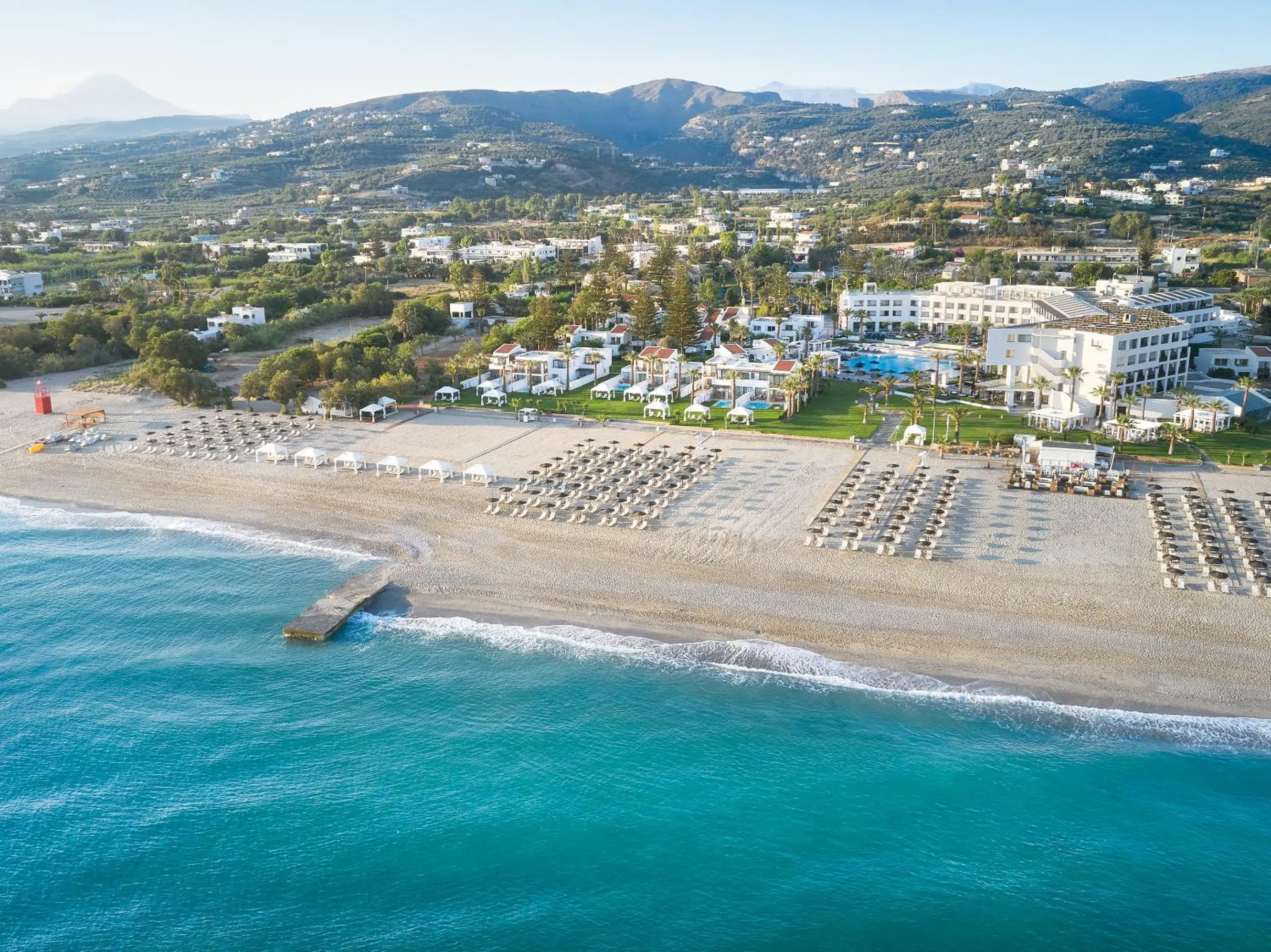 Bird's eye view, Bird's-eye View in Grecotel Creta Palace