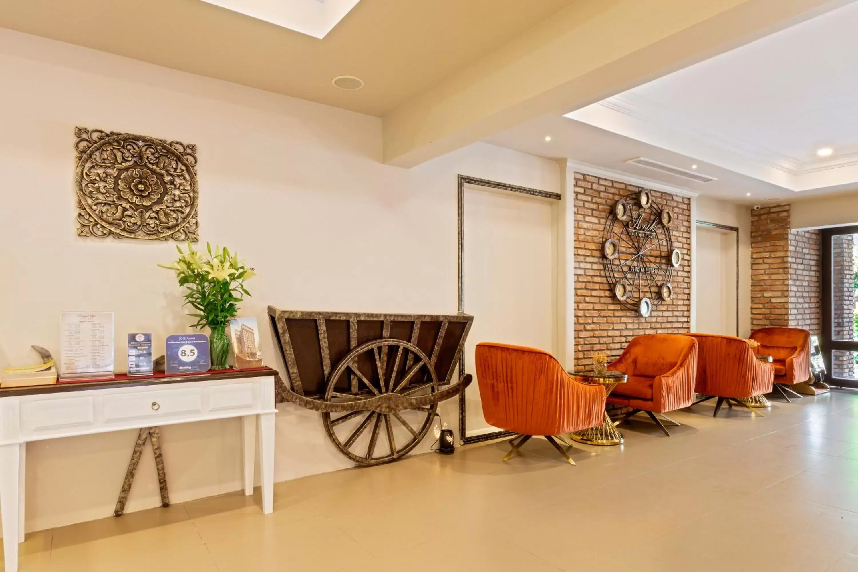 Lobby or reception in Anik Boutique Hotel & Spa on Norodom Blvd