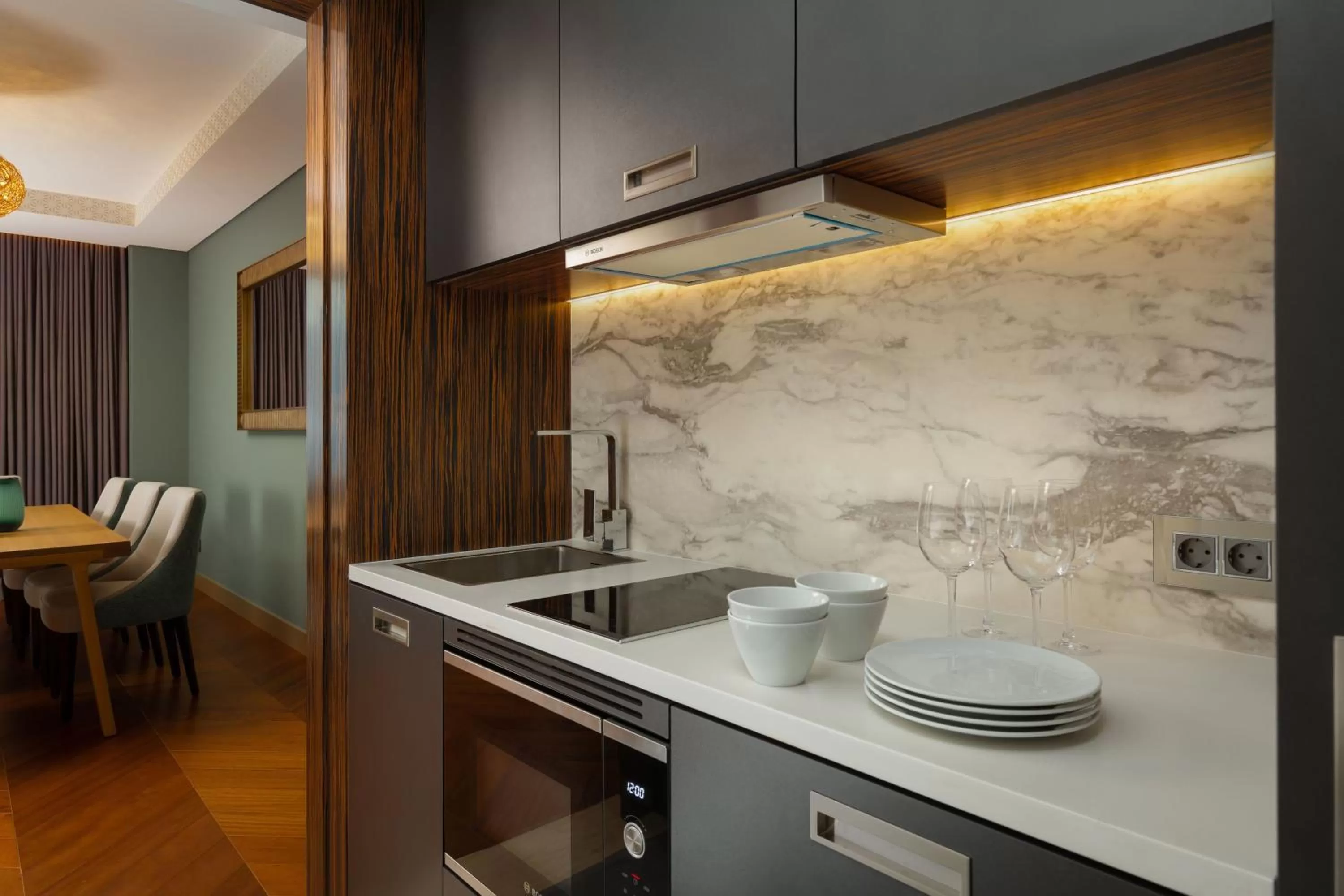 Kitchen or kitchenette in Sheraton Astana Hotel