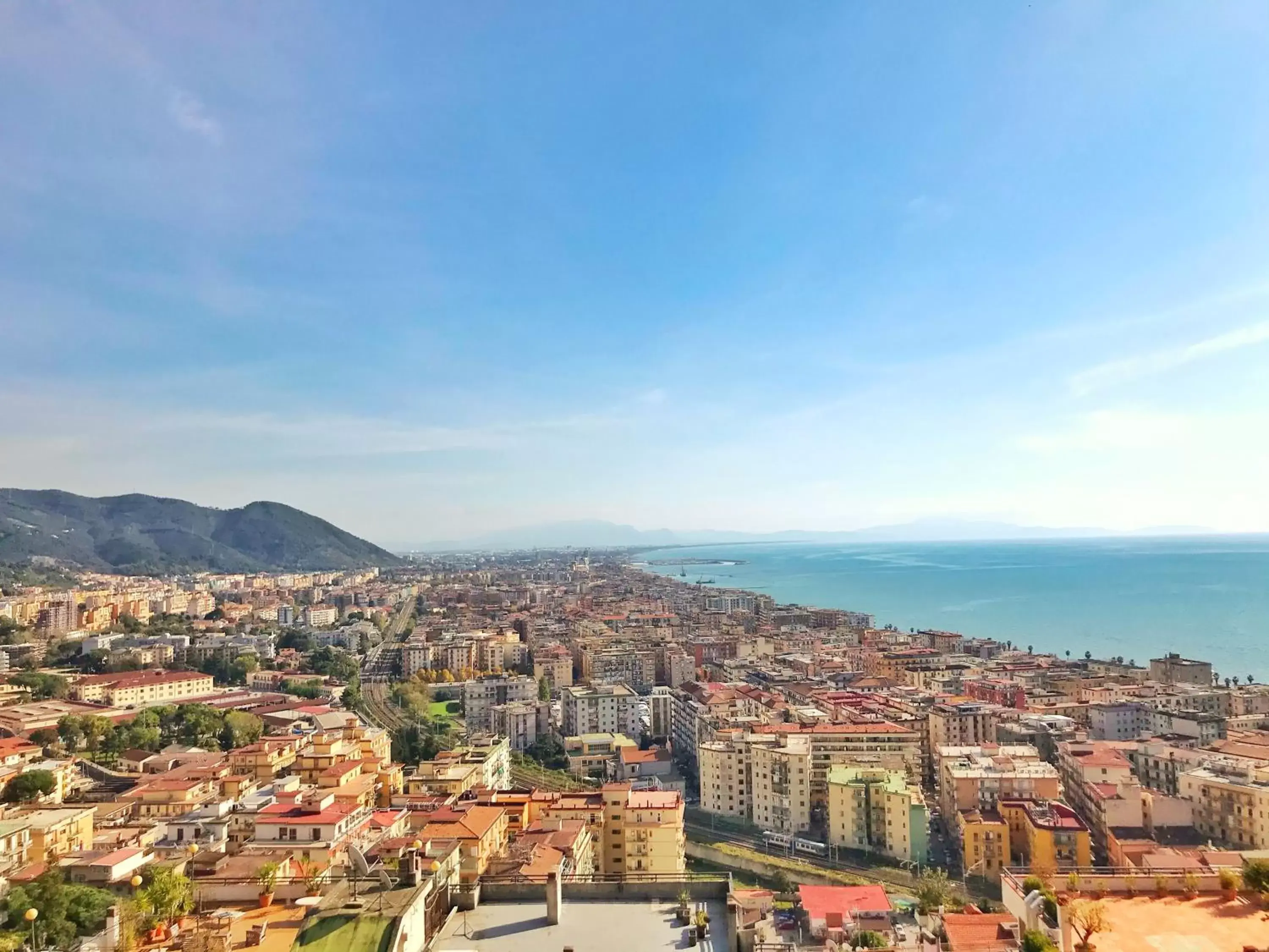 City view, Bird's-eye View in B&B Salerno IN Centro