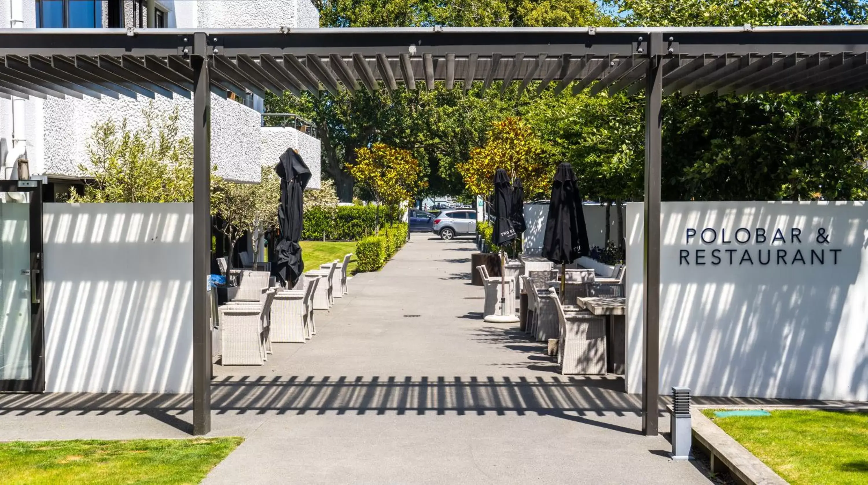 Patio in Hotel Montreal