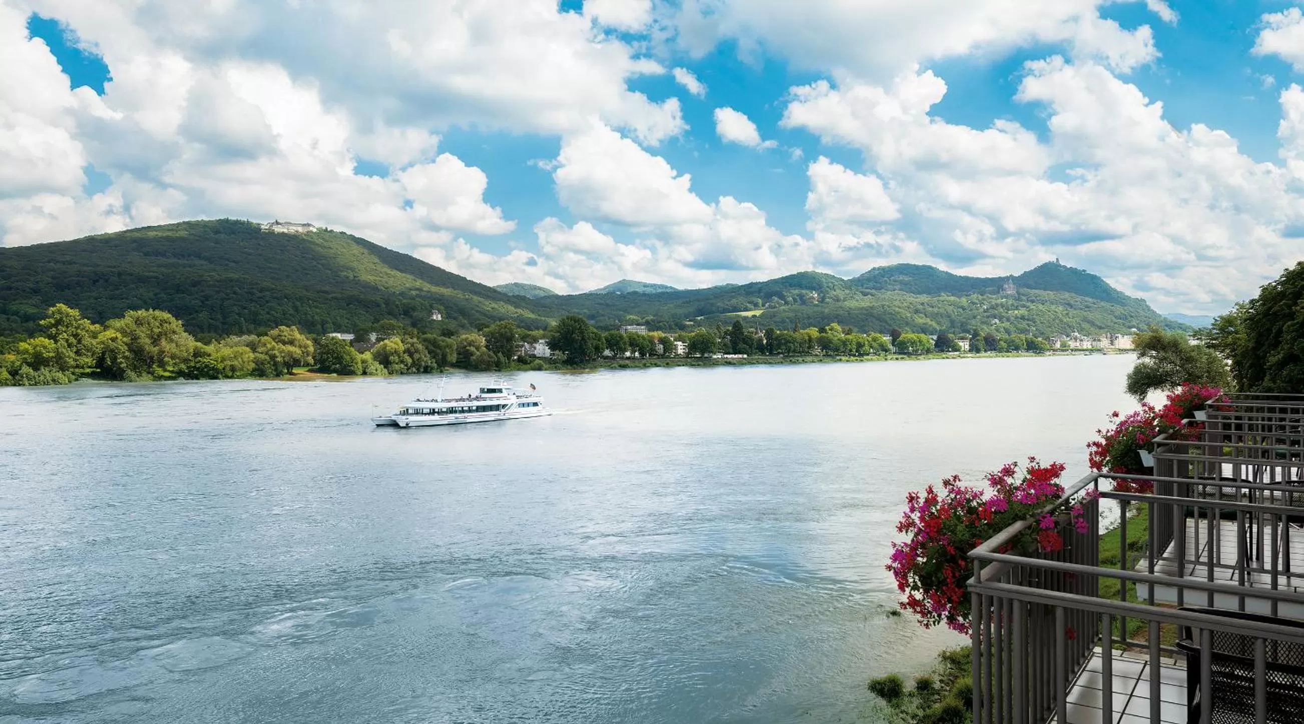 View (from property/room) in Rheinhotel Dreesen