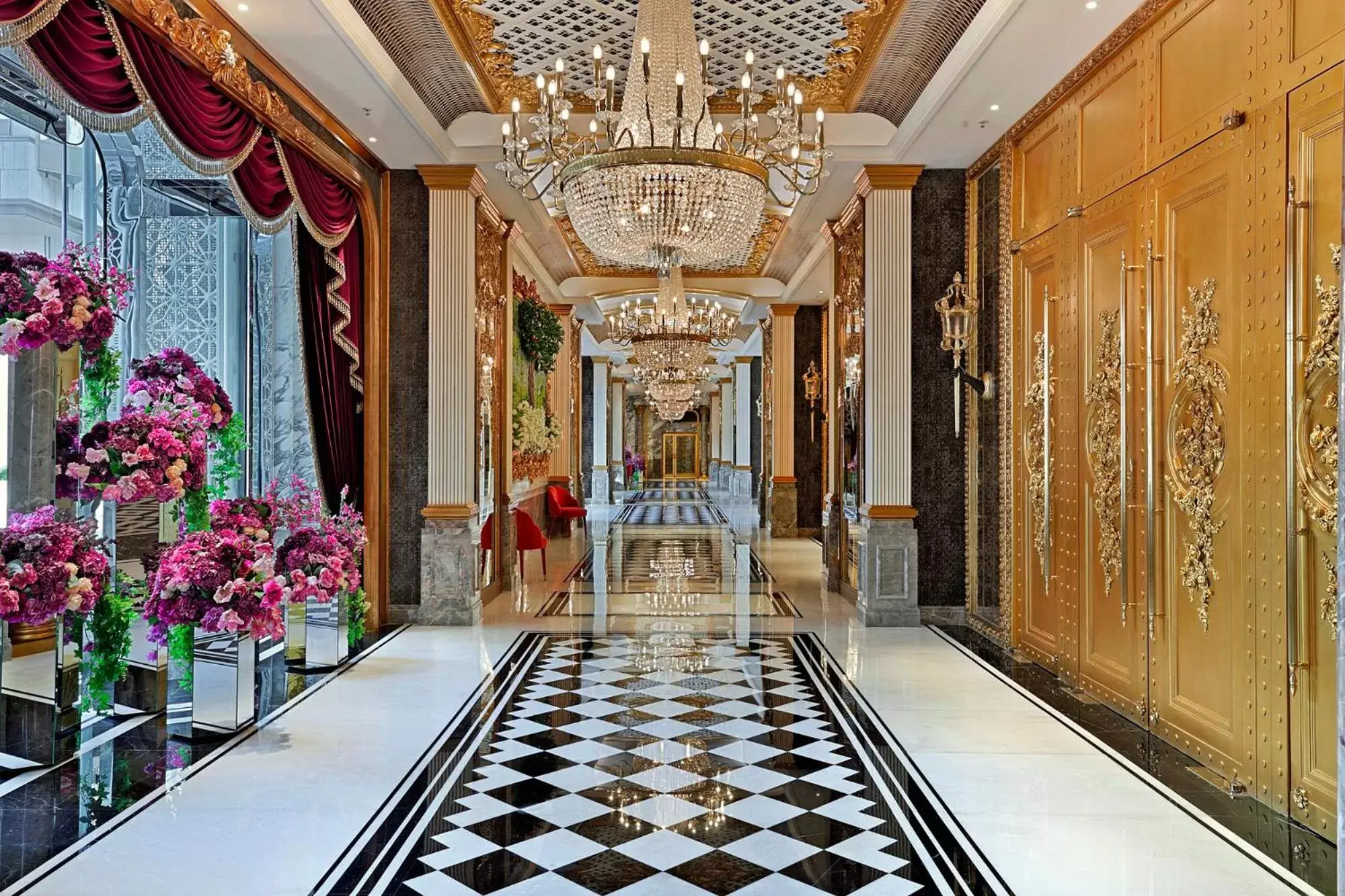 Lobby or reception in Hotel Alexandra