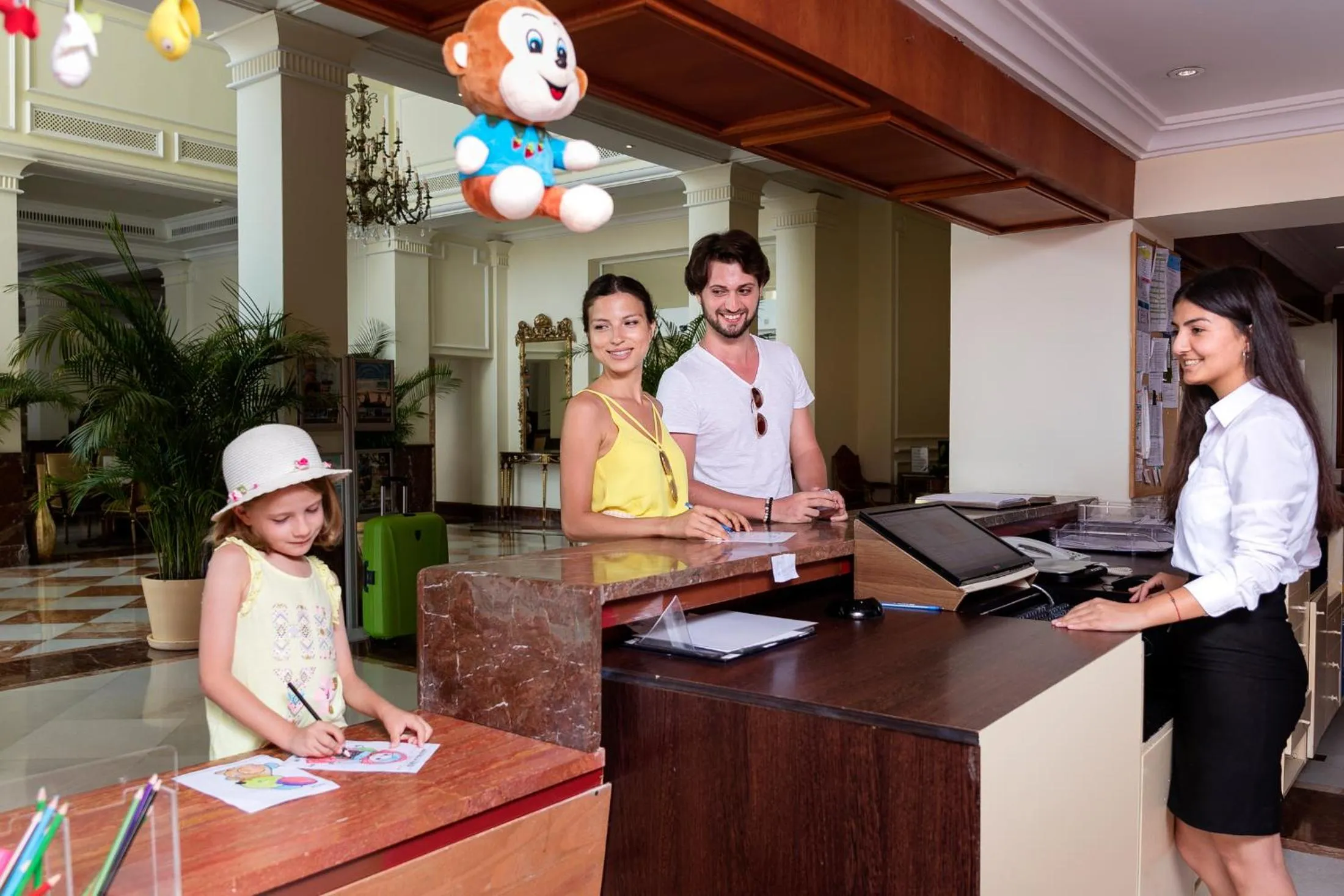Lobby or reception, Lobby/Reception in Seven Seas Hotel Blue - Ultra All Inclusive & Kids Concept