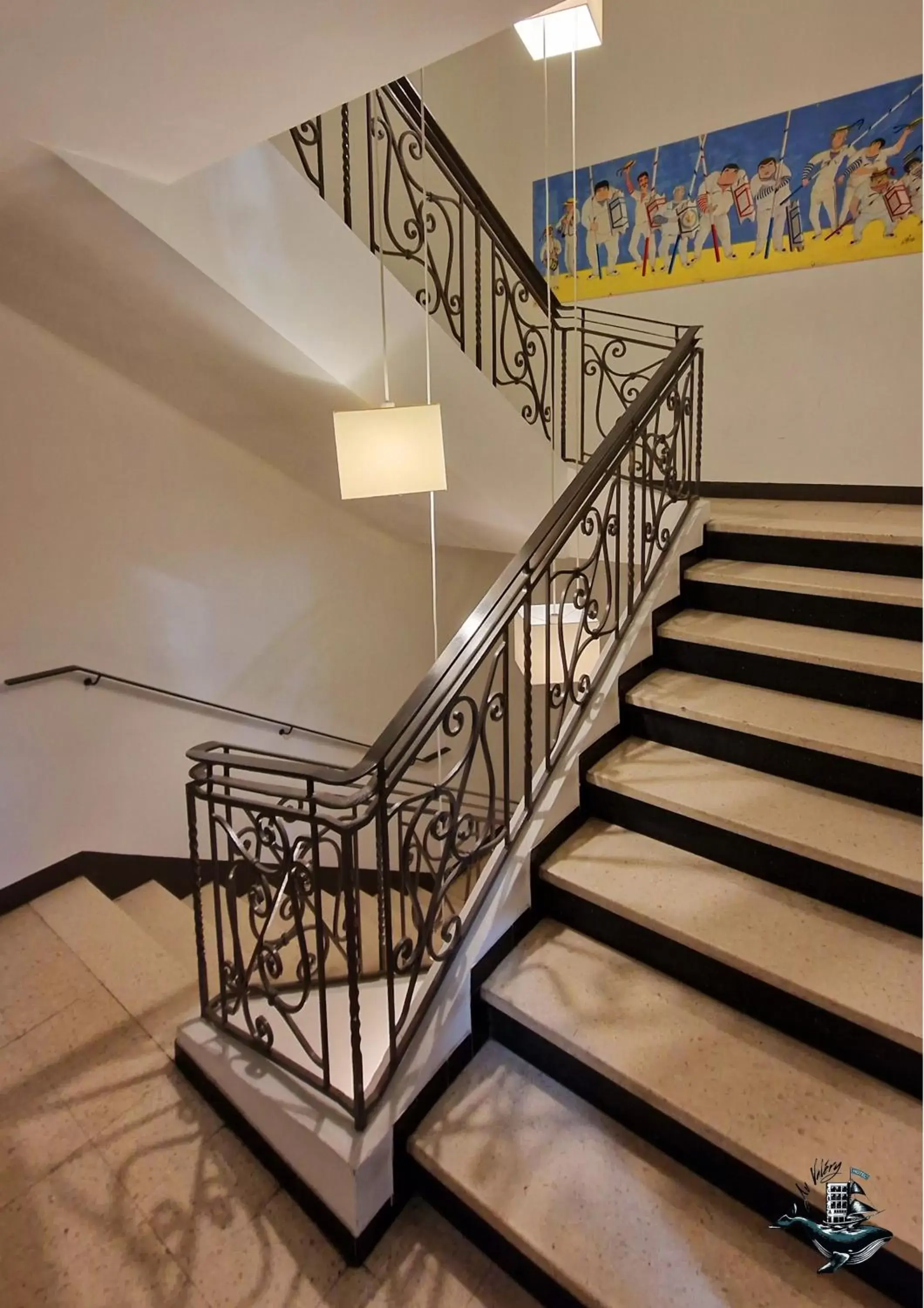 Decorative detail in Hôtel Au Valéry