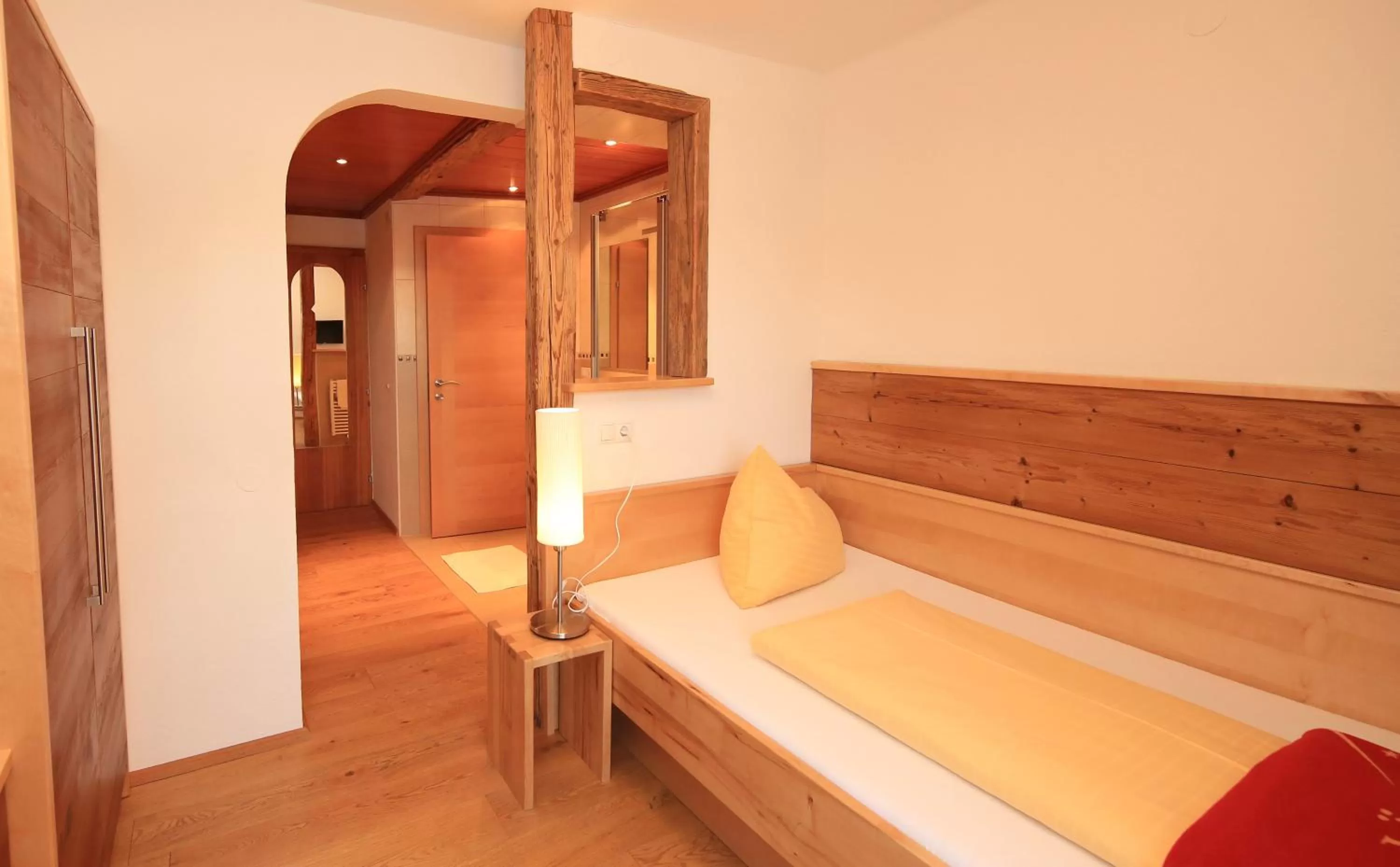 Bedroom, Bed in Naturhotel Lärchenhof