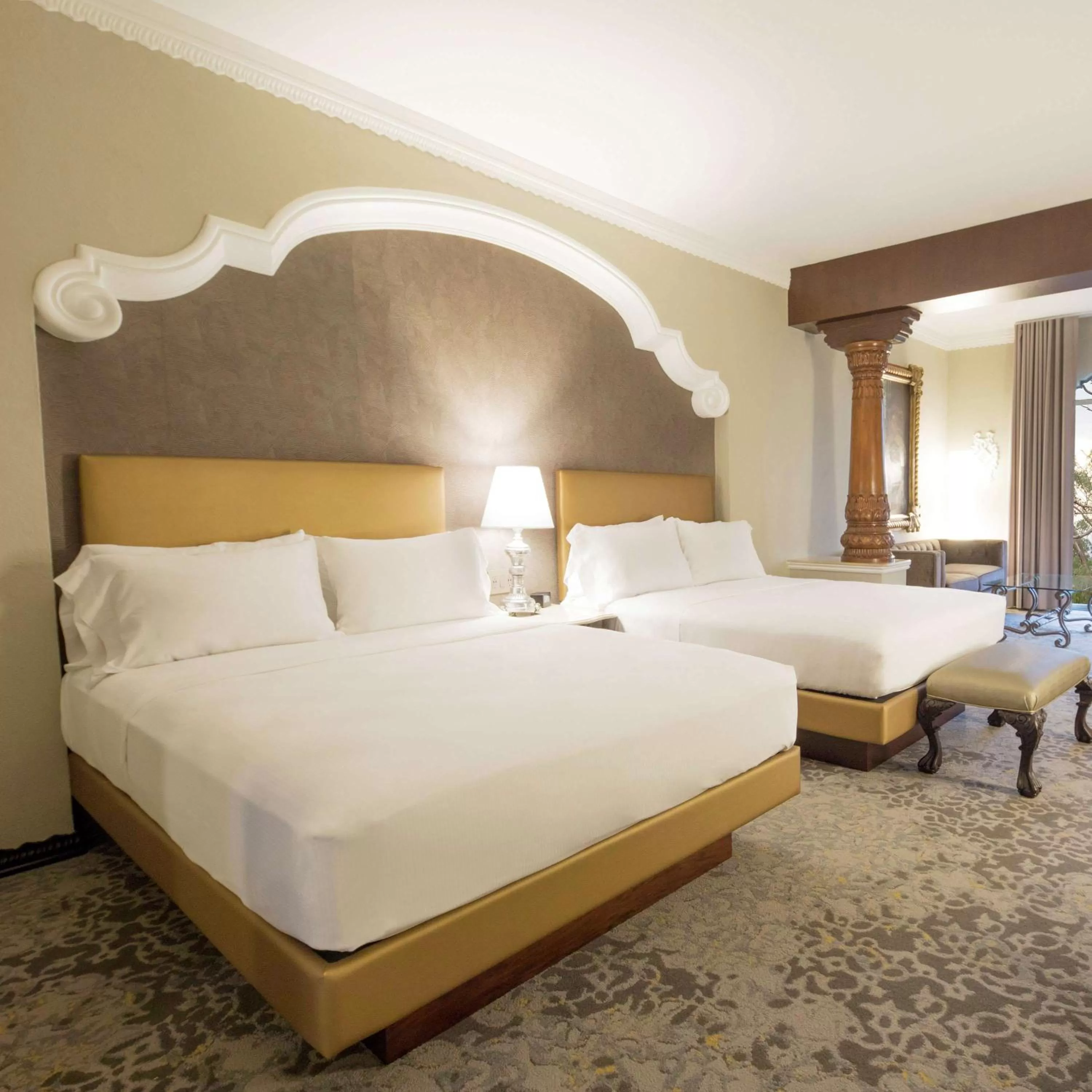 Deluxe Executive Room with Two Queen Beds and Patio in Hilton Guatemala City, Guatemala
