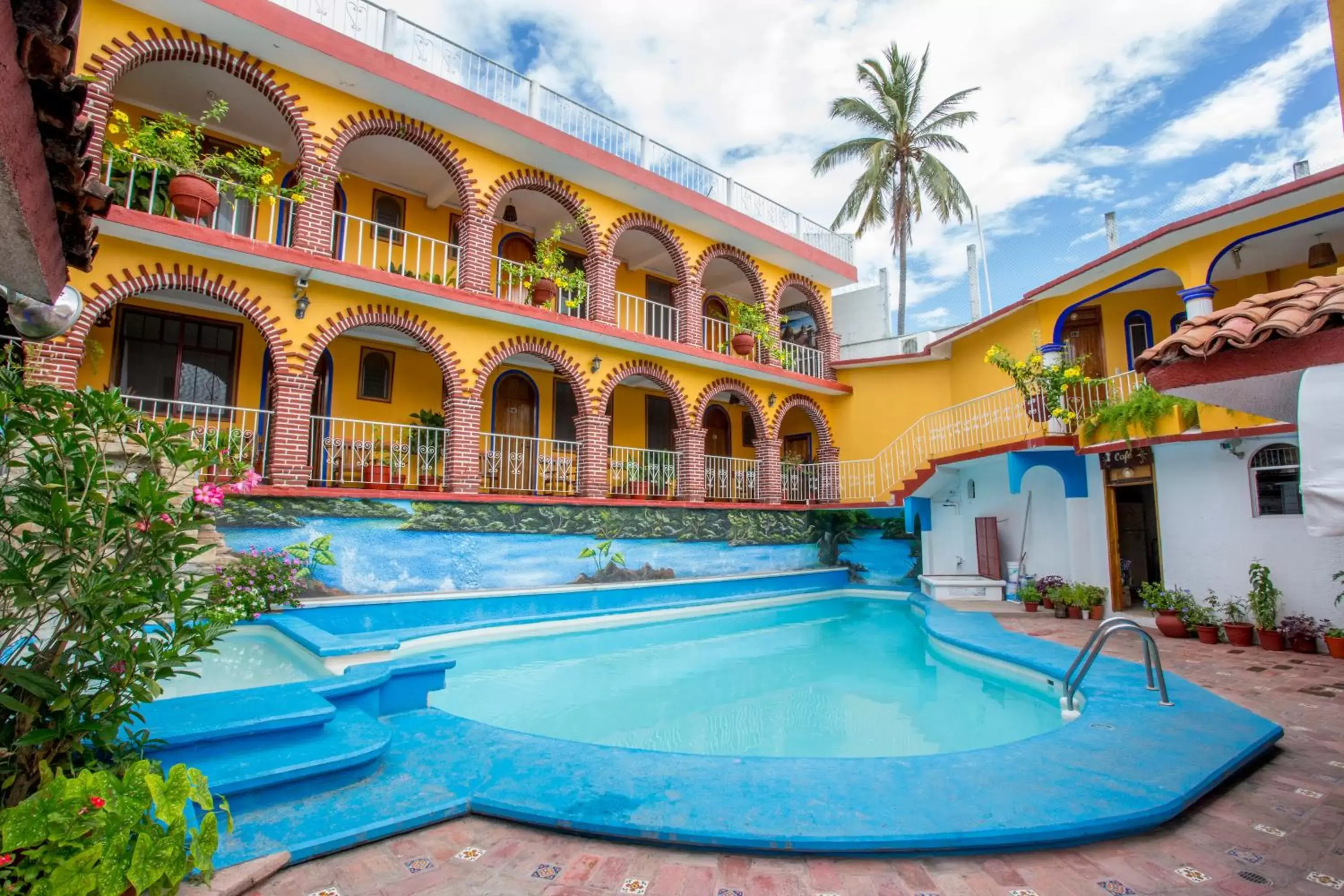 Pool view, Property Building in Hotel San Juan
