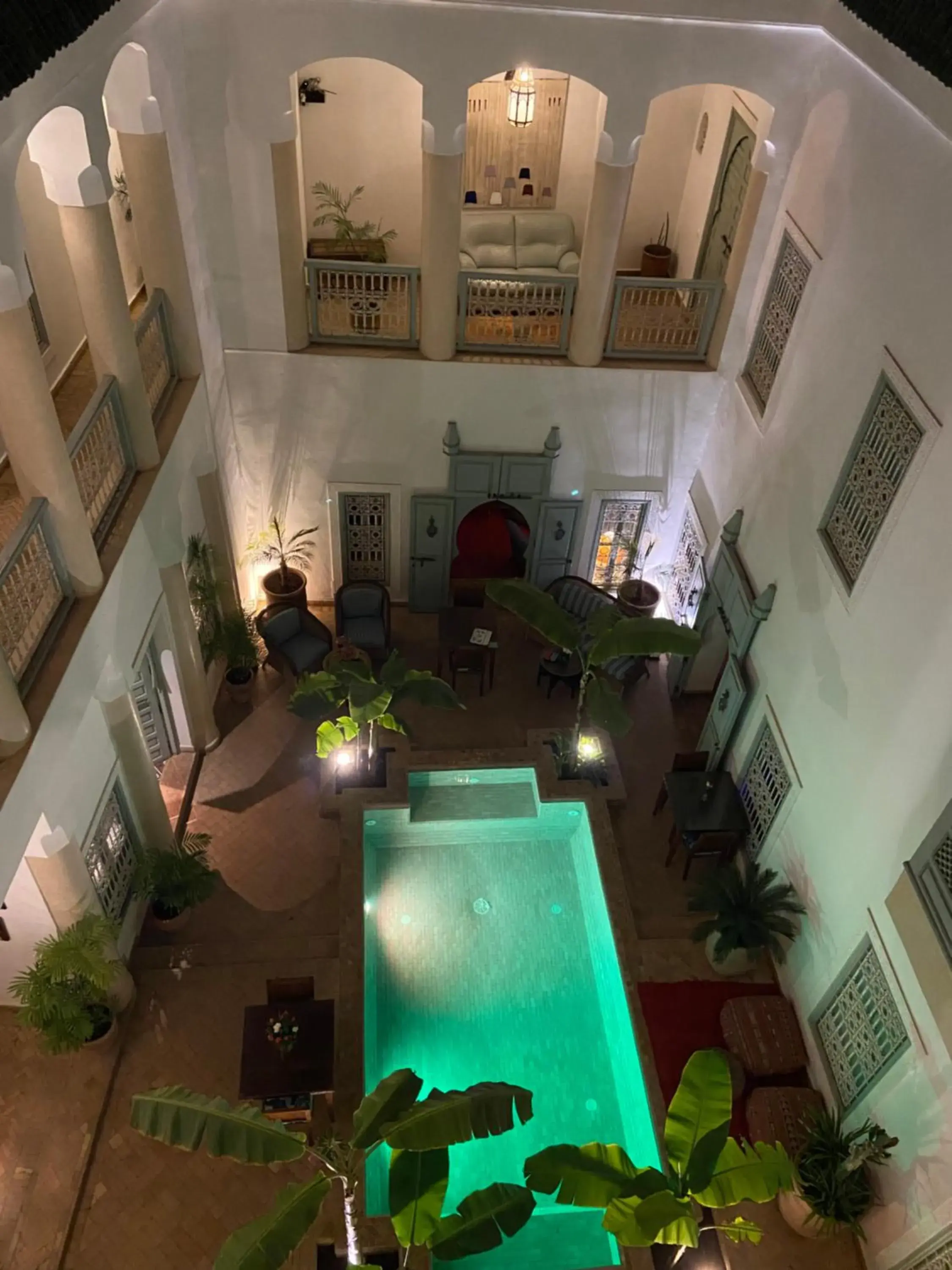 Pool View in Riad Les Hibiscus