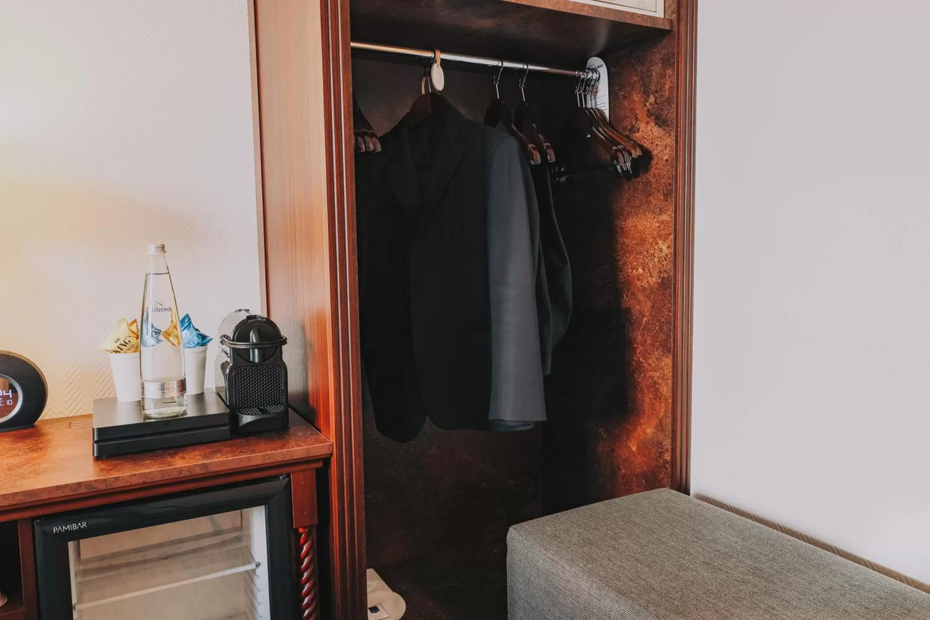 wardrobe, TV/Entertainment Center in King's Hotel Center Superior