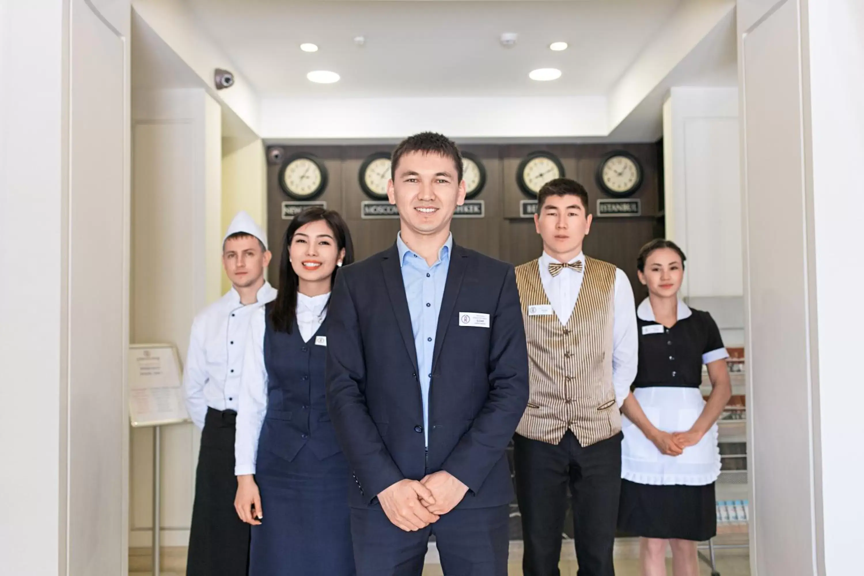 Staff in Ambassador Hotel