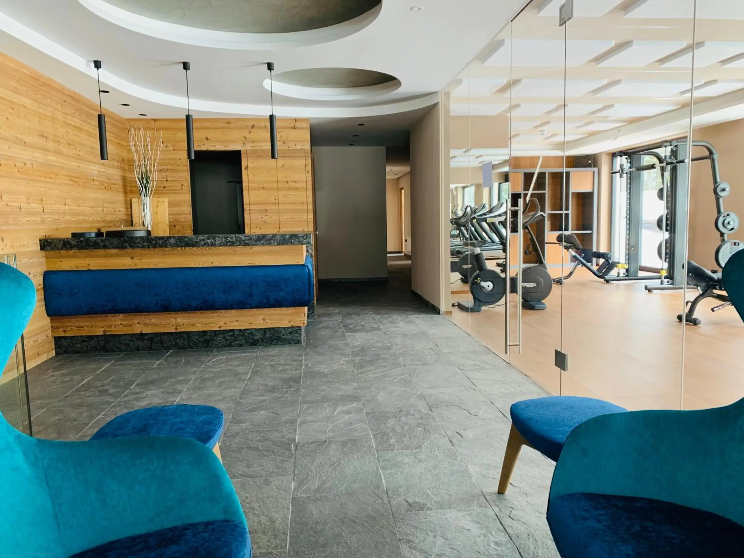 Lobby or reception in Ciampedie Luxury Alpine Spa Hotel