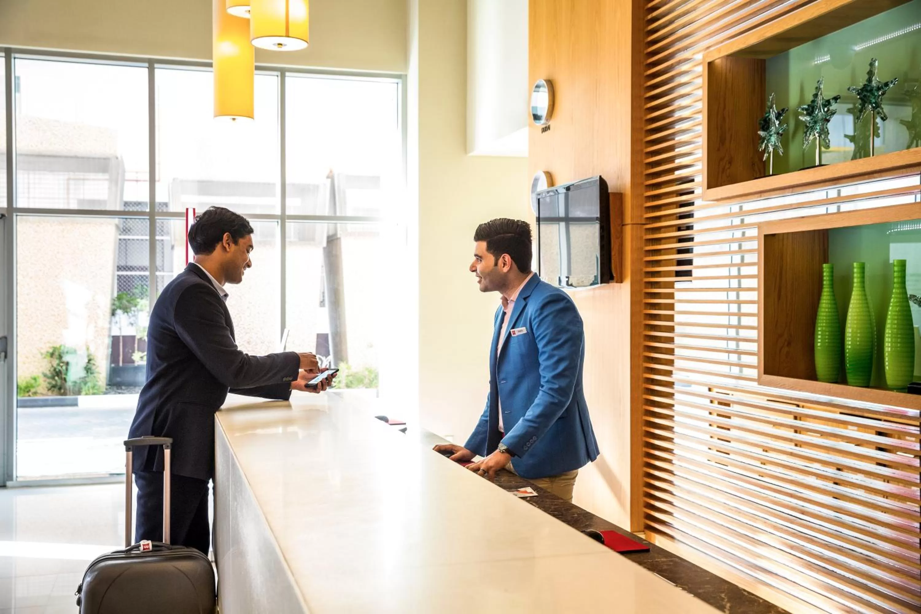 Lobby or reception in ibis Deira Creekside Dubai