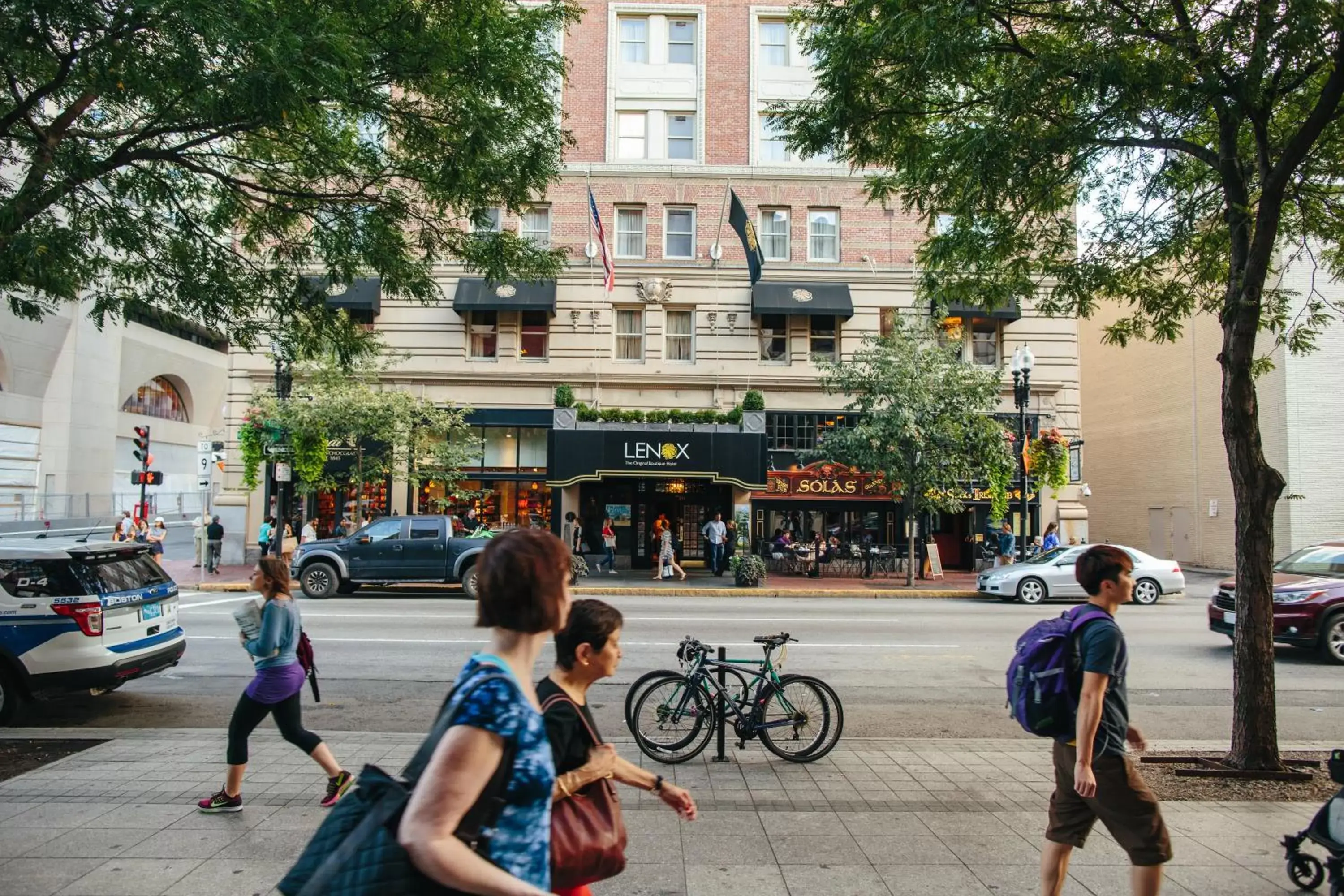 Facade/entrance in The Lenox Facade/entrance in The Lenox