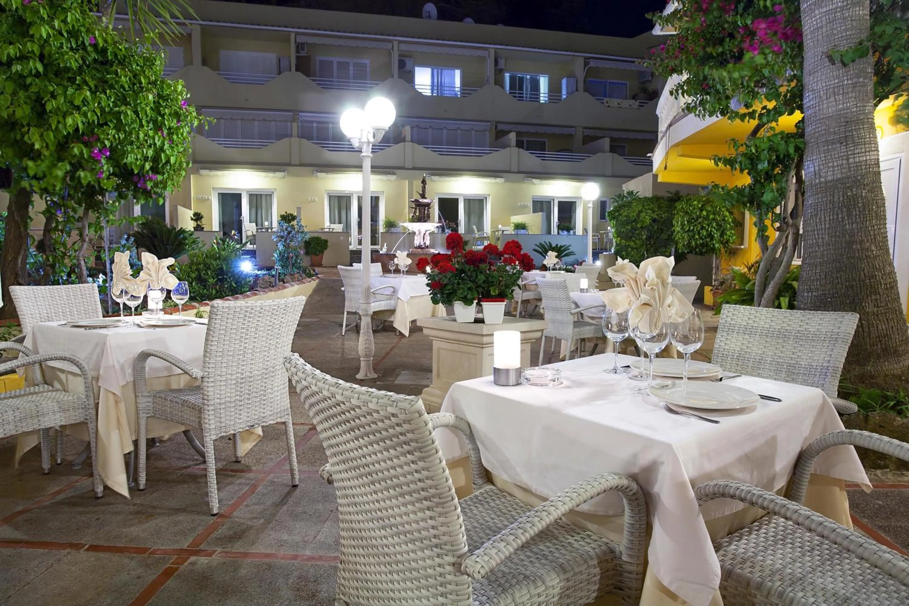 Patio in Hotel Cupidor