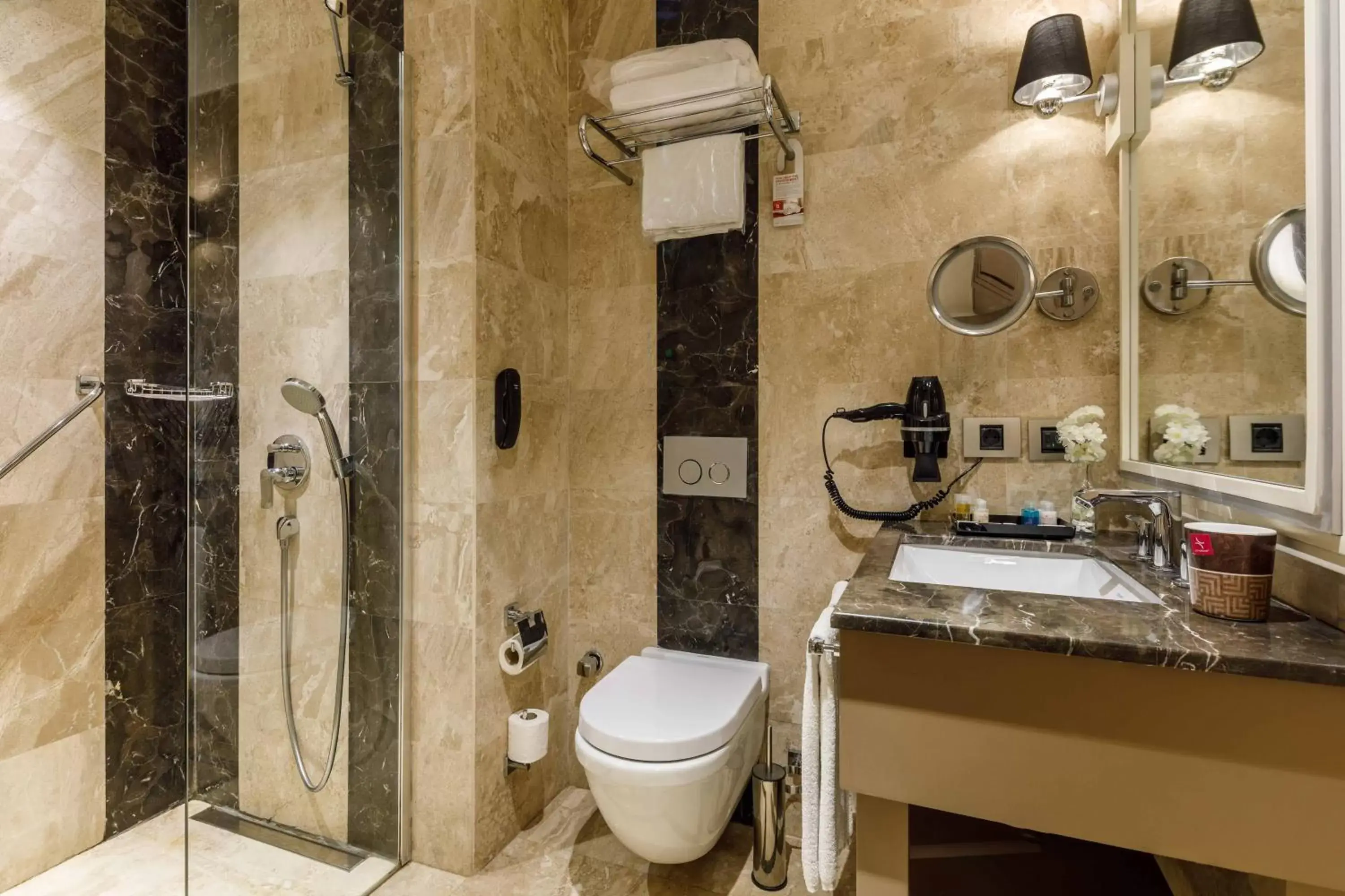 Bathroom in Ramada by Wyndham Istanbul Golden Horn