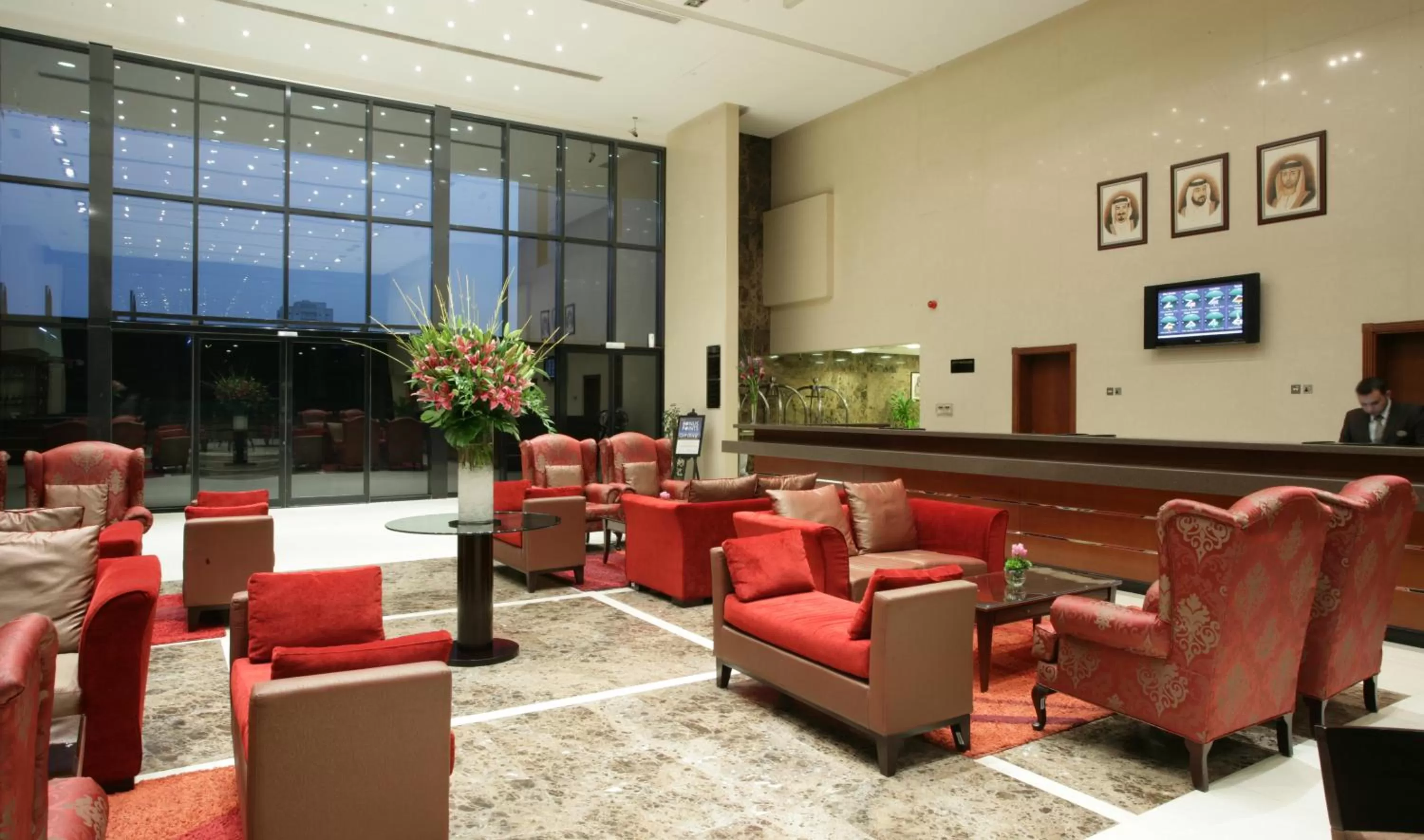 Lobby or reception in Ramada Hotel & Suites by Wyndham Ajman