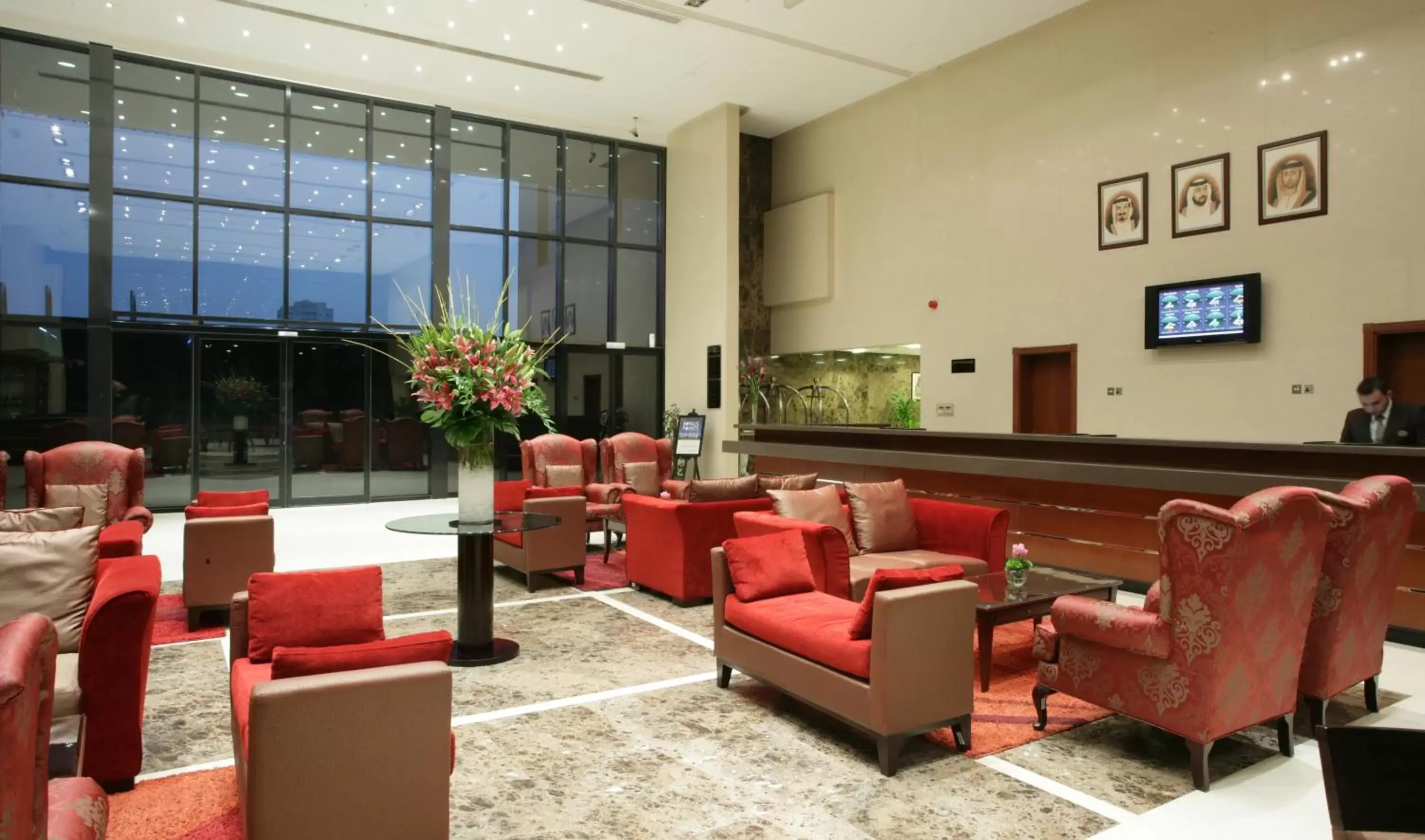 Lobby or reception in Ramada Hotel & Suites by Wyndham Ajman Lobby or reception in Ramada Hotel & Suites by Wyndham Ajman