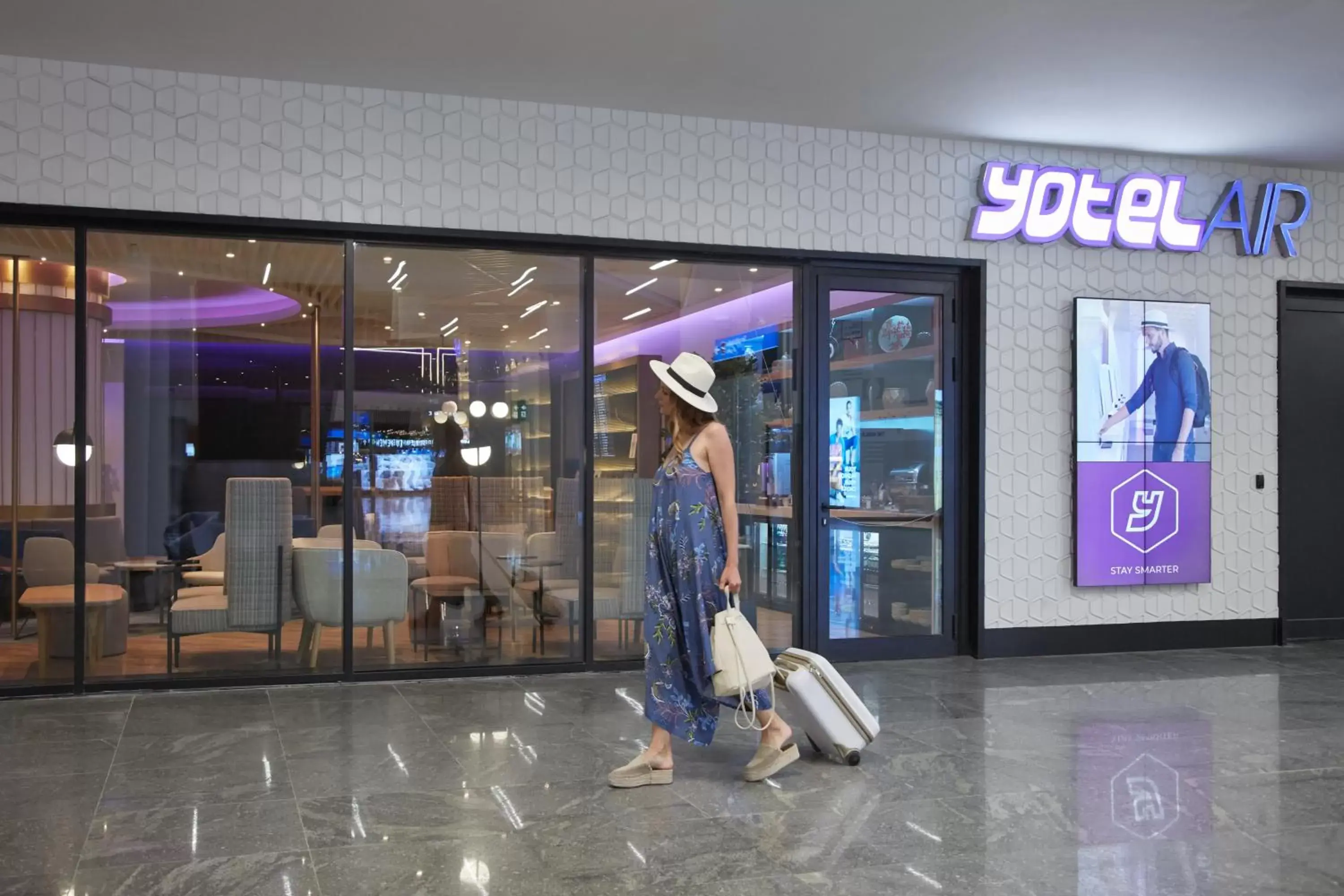 Facade/entrance in YOTELAIR Istanbul Airport, Duty free - International Transit area Facade/entrance in YOTELAIR Istanbul Airport, Duty free - International Transit area