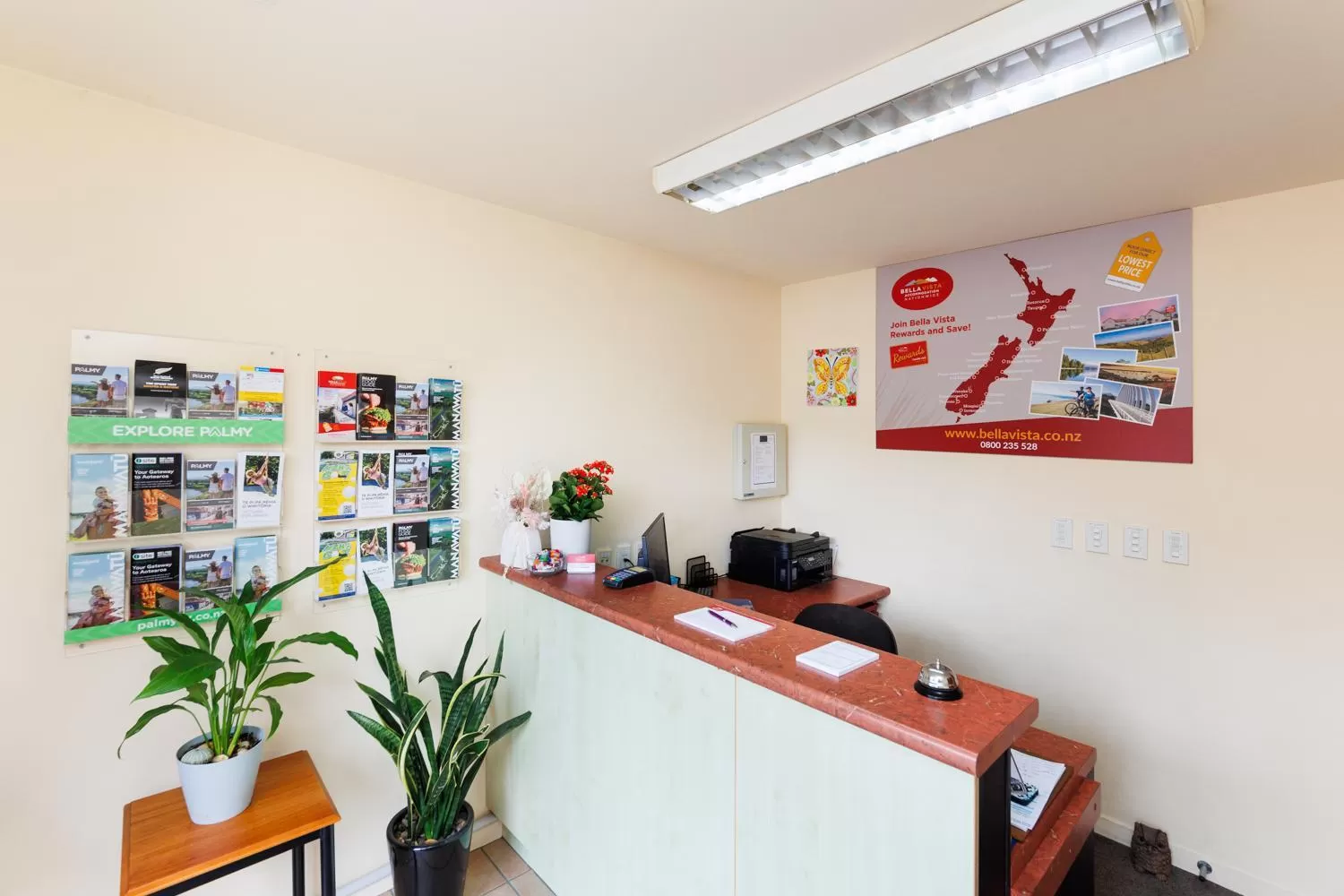 Lobby or reception in Bella Vista Motel Palmerston North