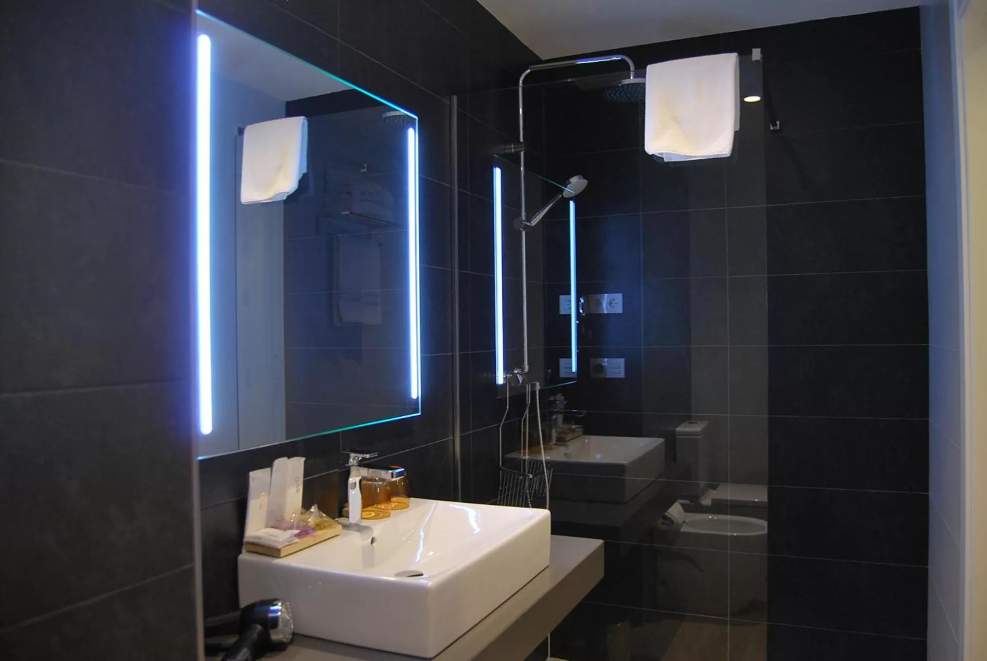 Shower in Hotel Pompaelo Plaza del Ayuntamiento & Spa