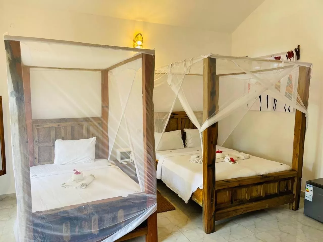 Bed in Babalao Bungalows