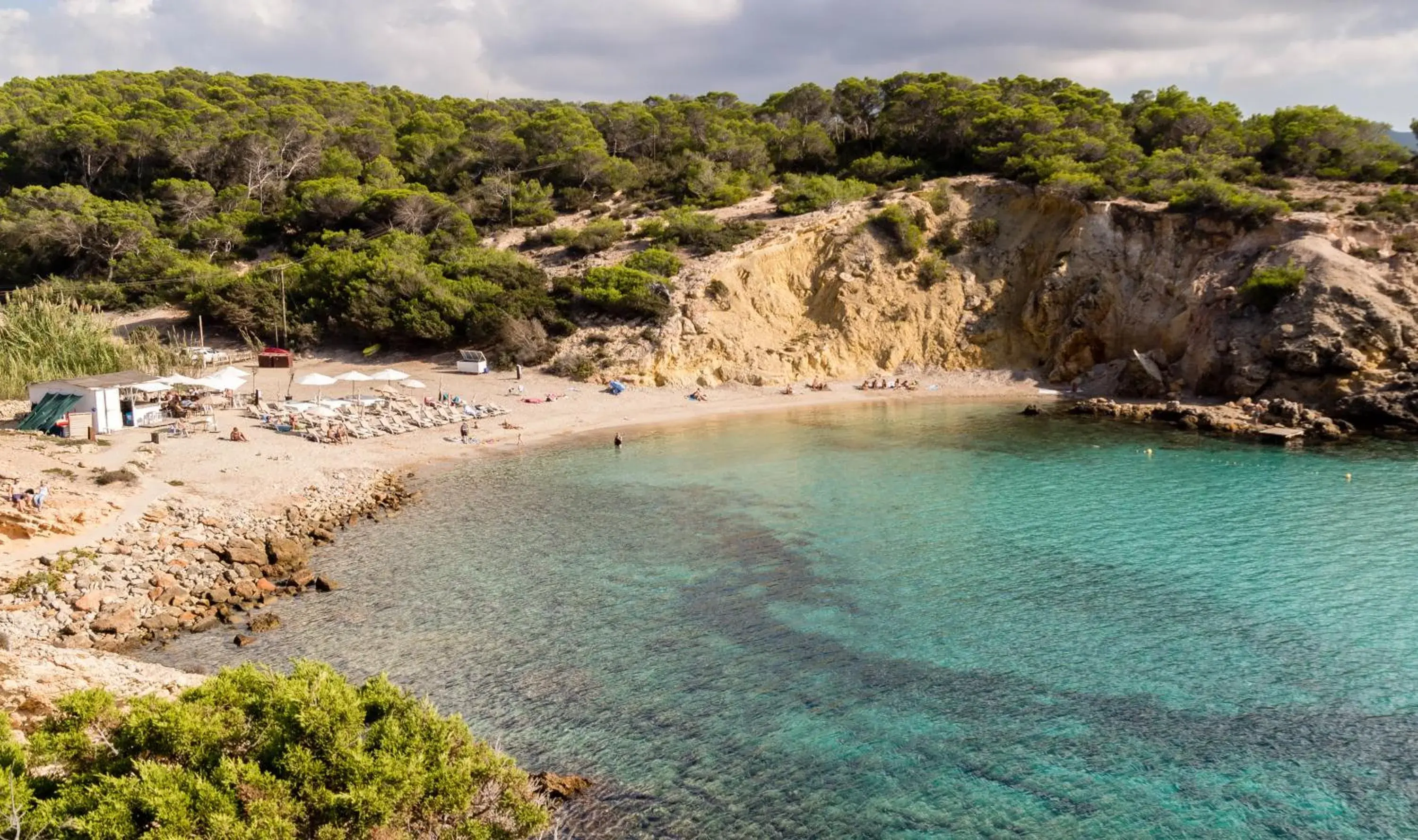 Beach in 7Pines Resort Ibiza