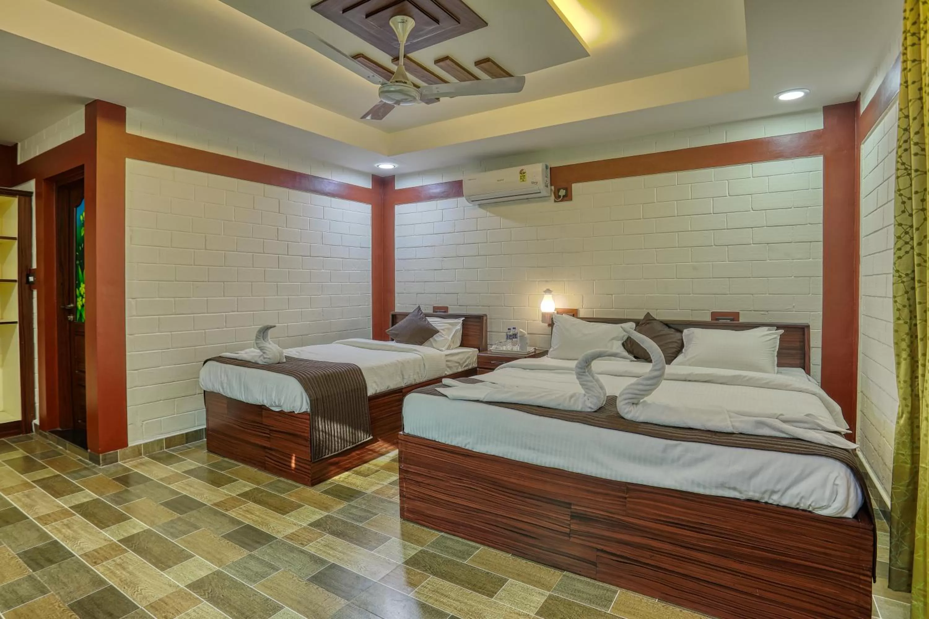 Photo of the whole room, Bed in LEISURE VALLEY BEACH RESORT