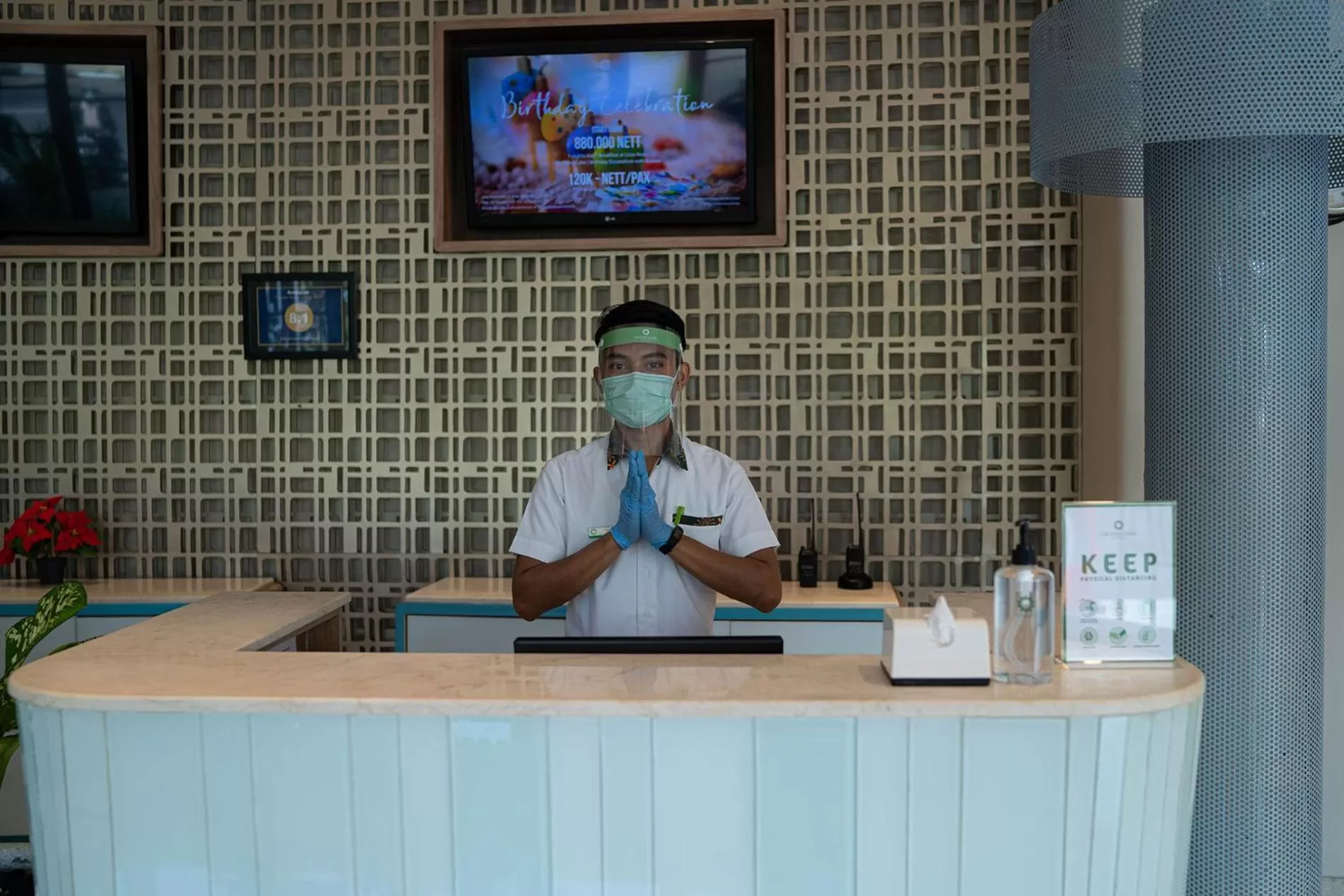 Staff in Grand Livio Kuta Hotel