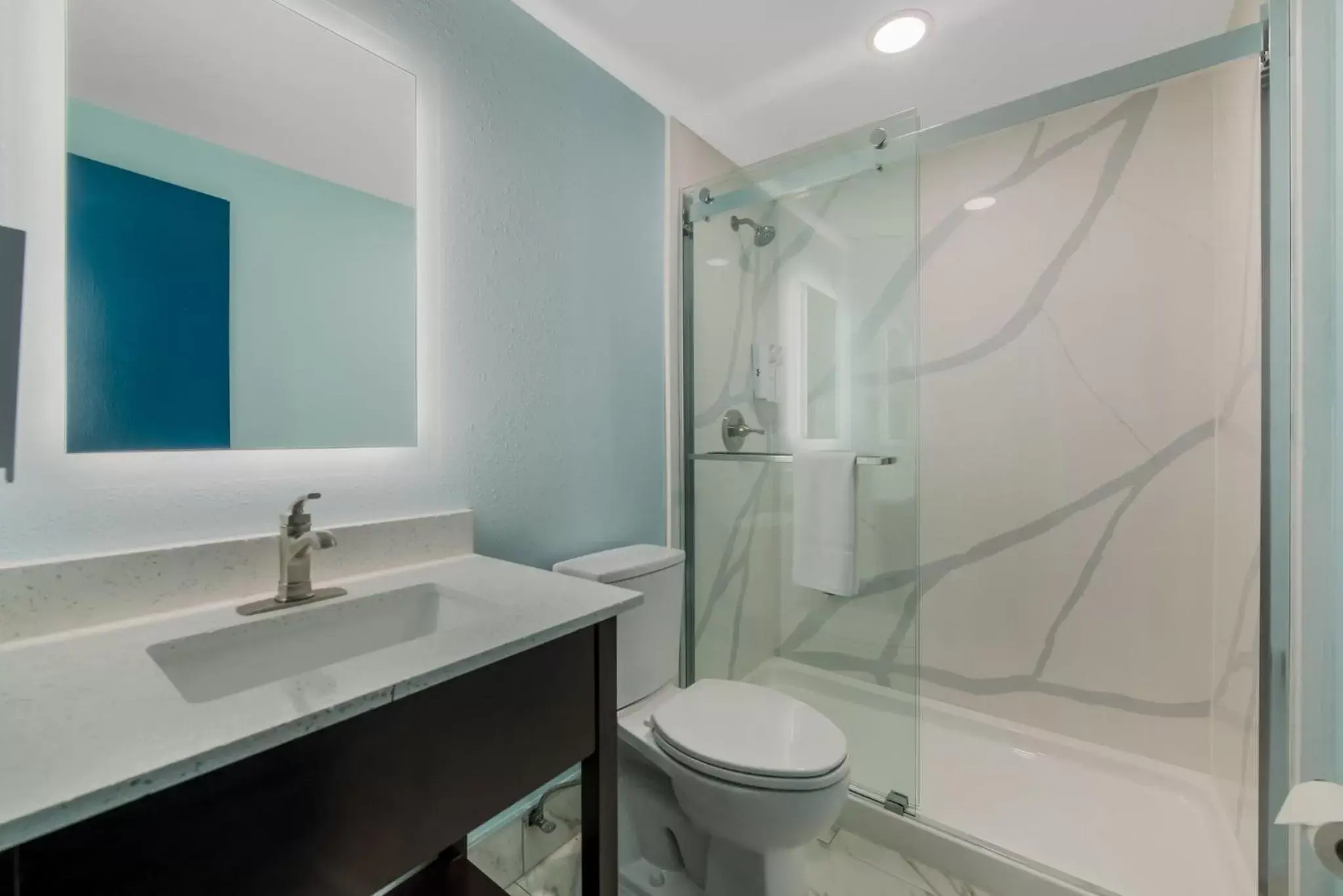 Bathroom in Red Roof PLUS & Suites Virginia Beach - Seaside