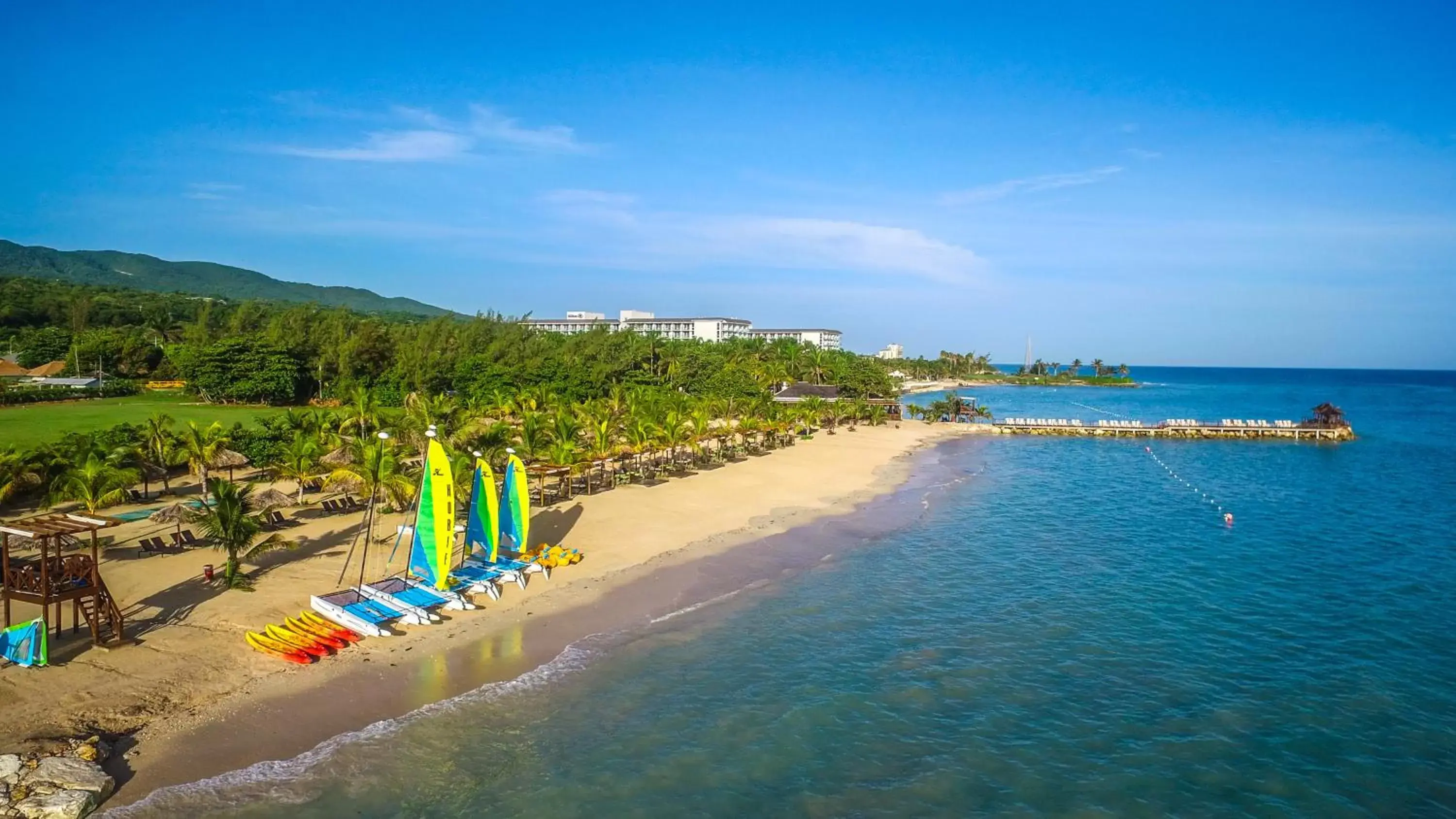 Bird's eye view, Beach in Hilton Rose Hall Resort & Spa