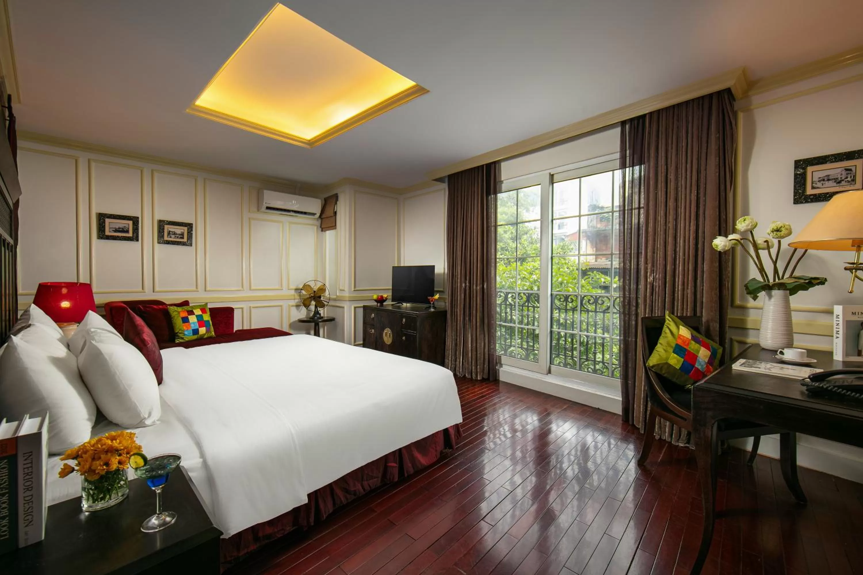 Bed in Hanoi Boutique Hotel & Spa