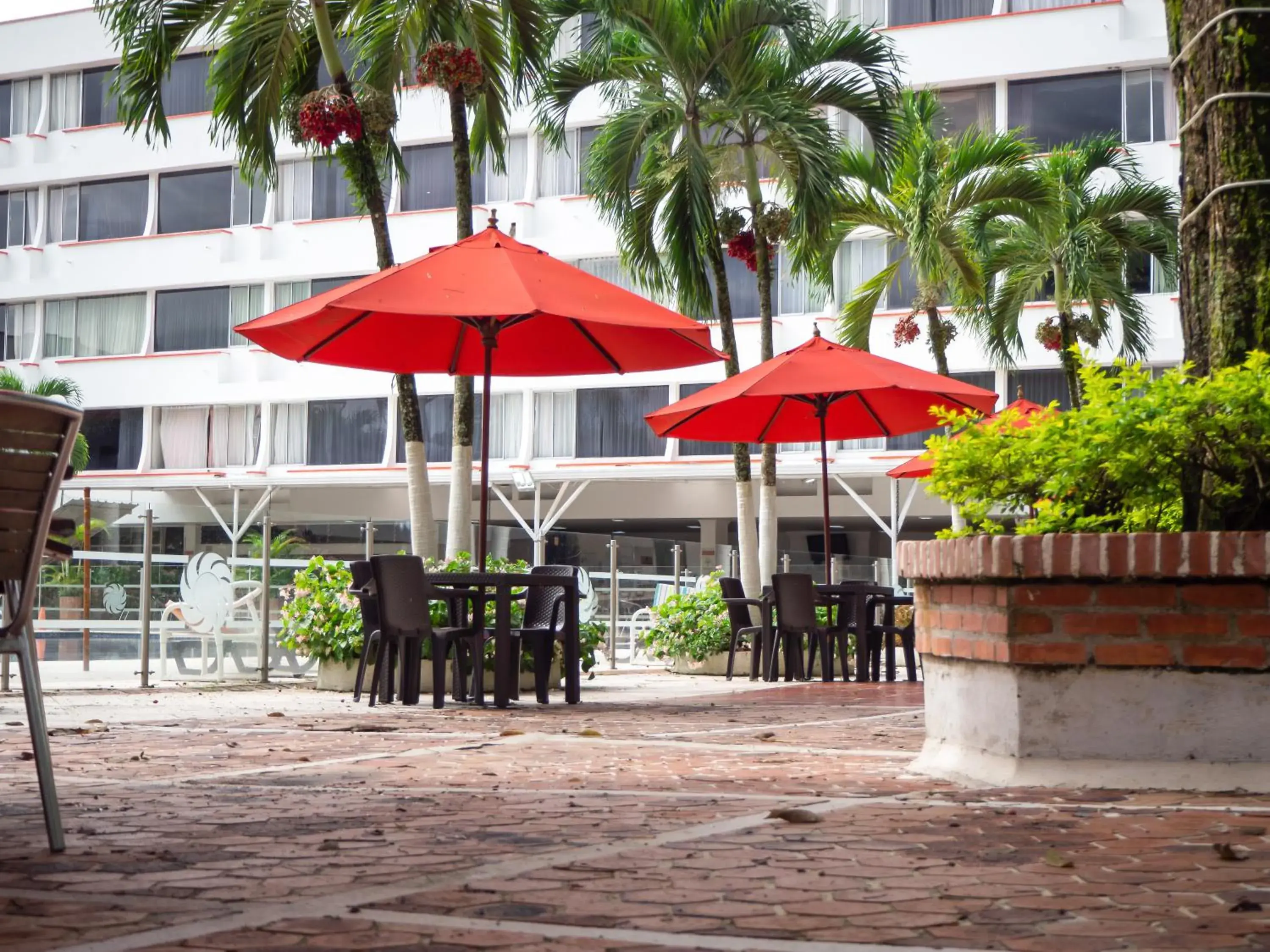 Patio in Hotel del Llano