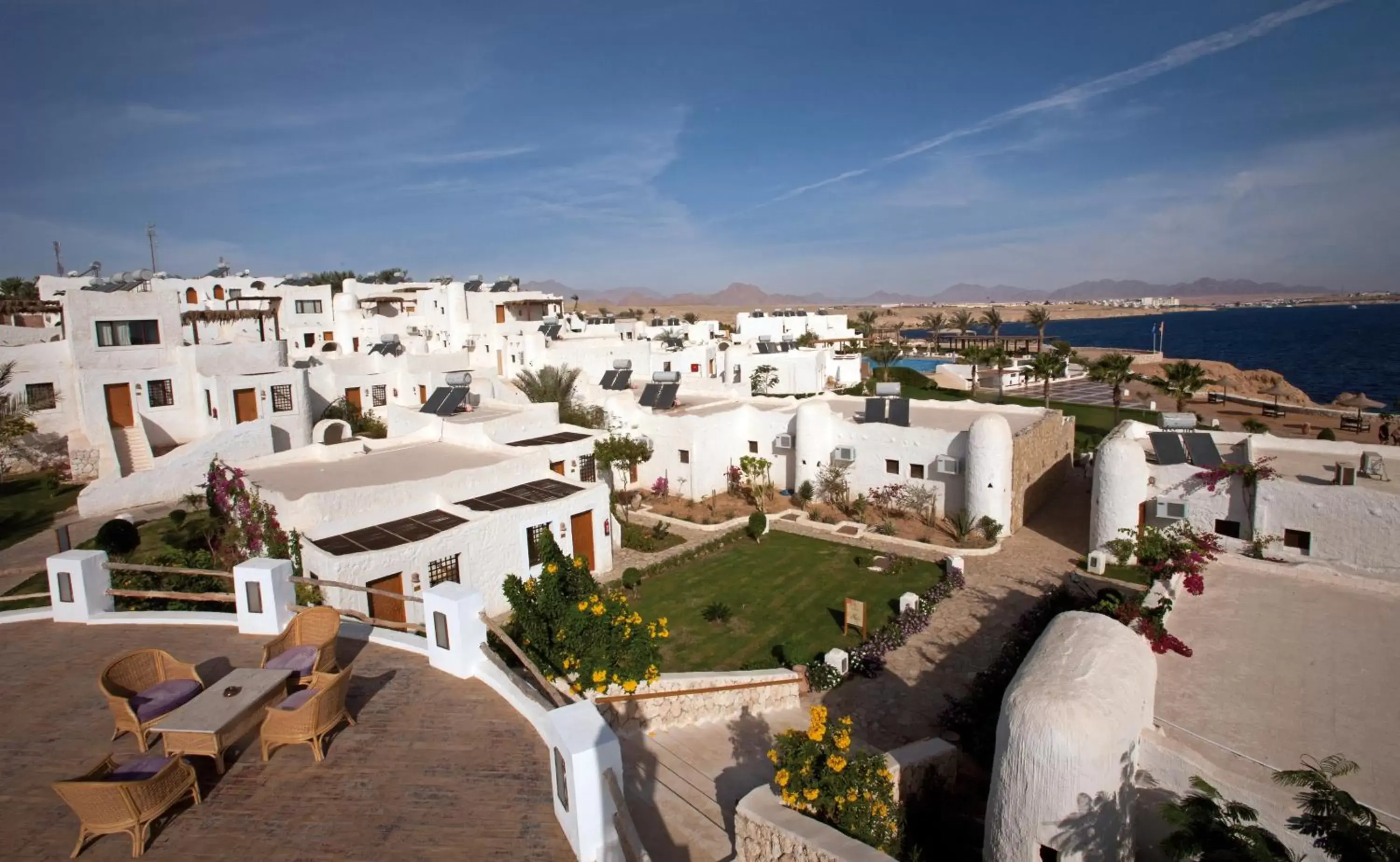 Bird's eye view, Bird's-eye View in Sharm Club Beach Resort